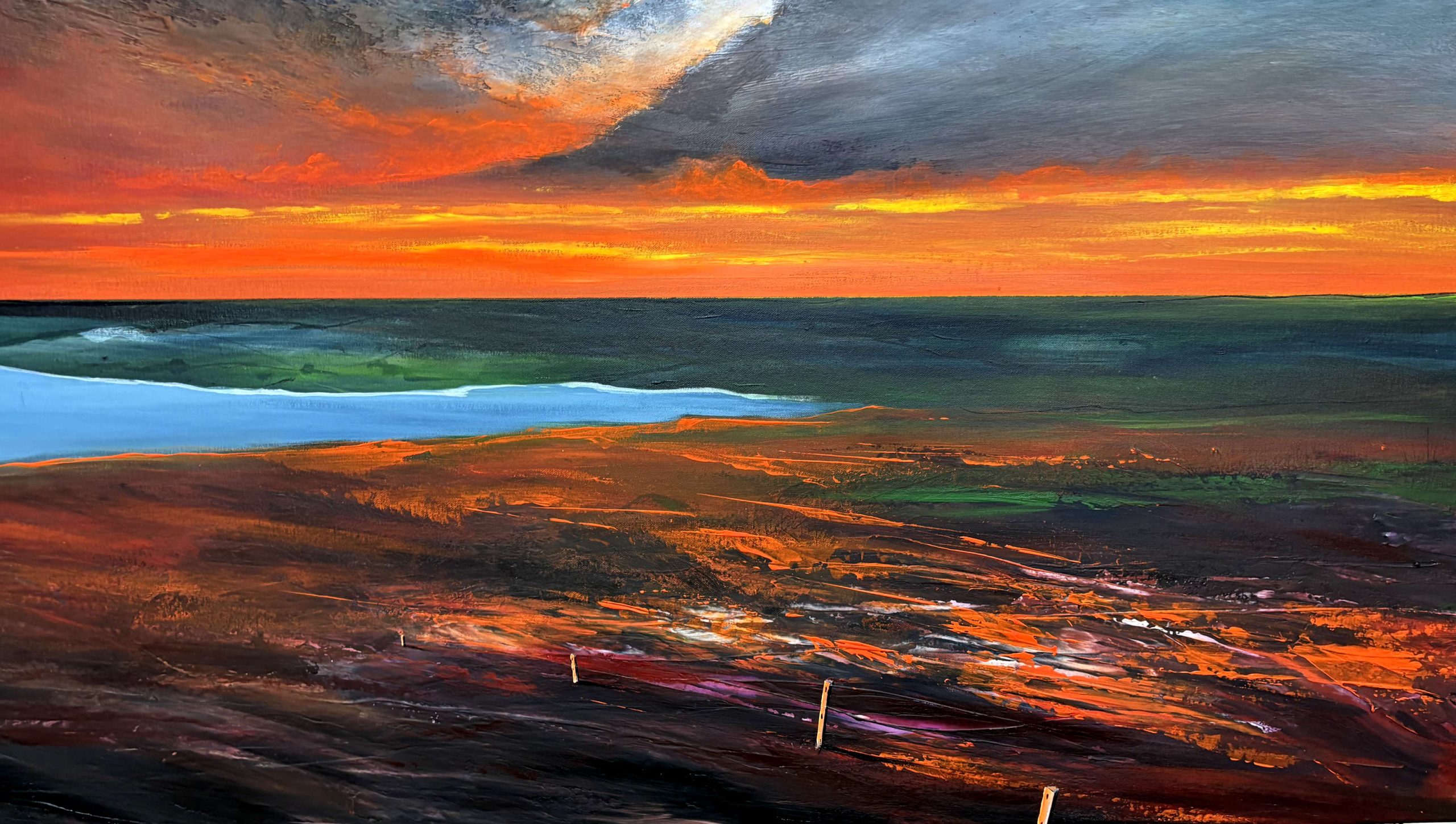 Embers Beneath The Cloud - Art Lovers Australia