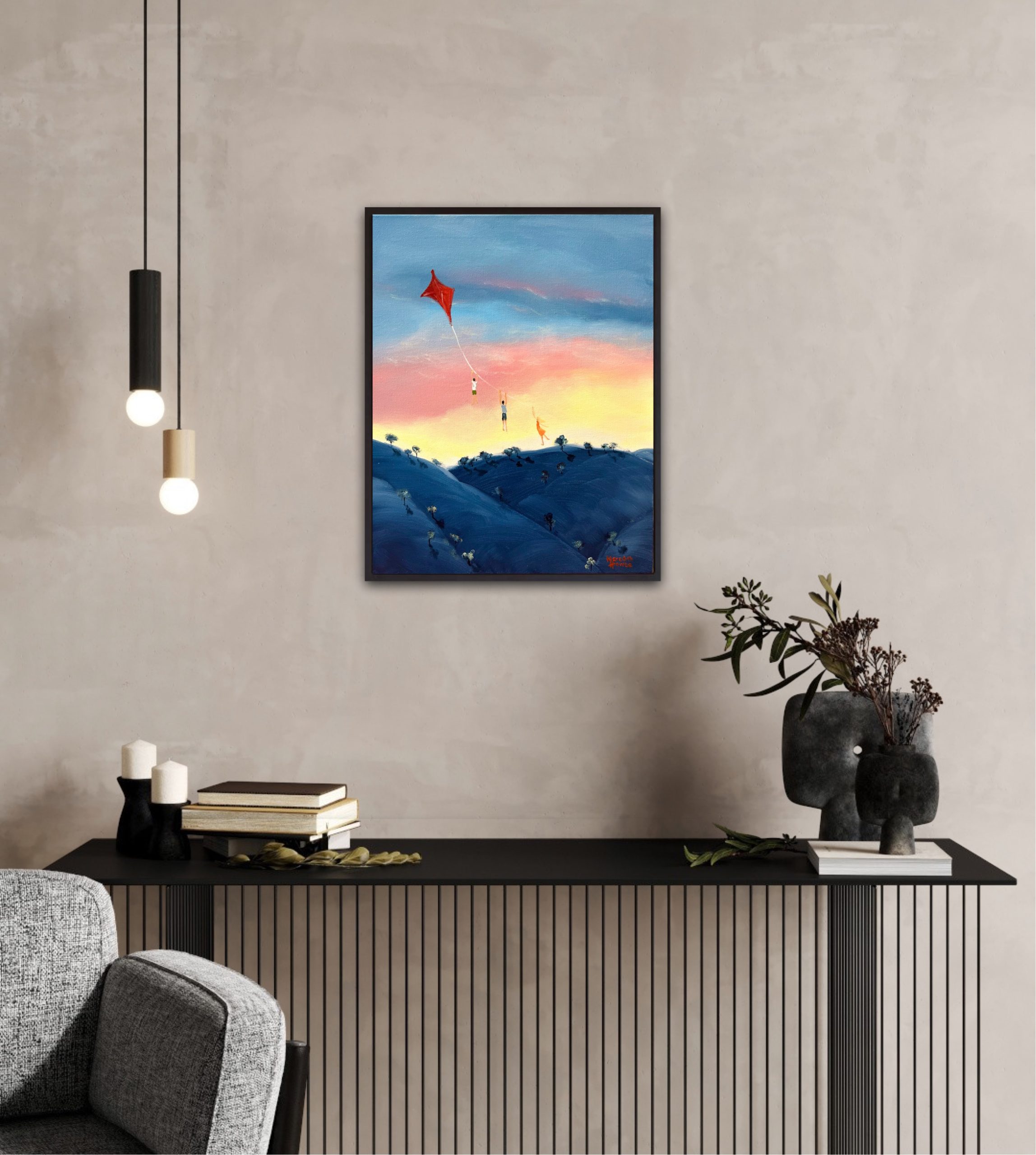 Over The Mountaintops Wall View 2