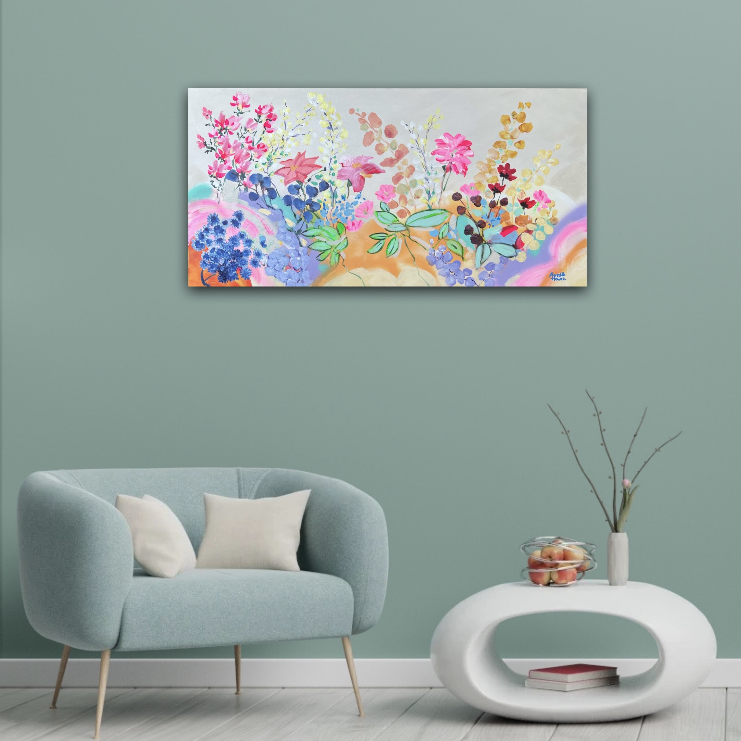 Wall View Of Enlightened Vintage By Meredith Howse