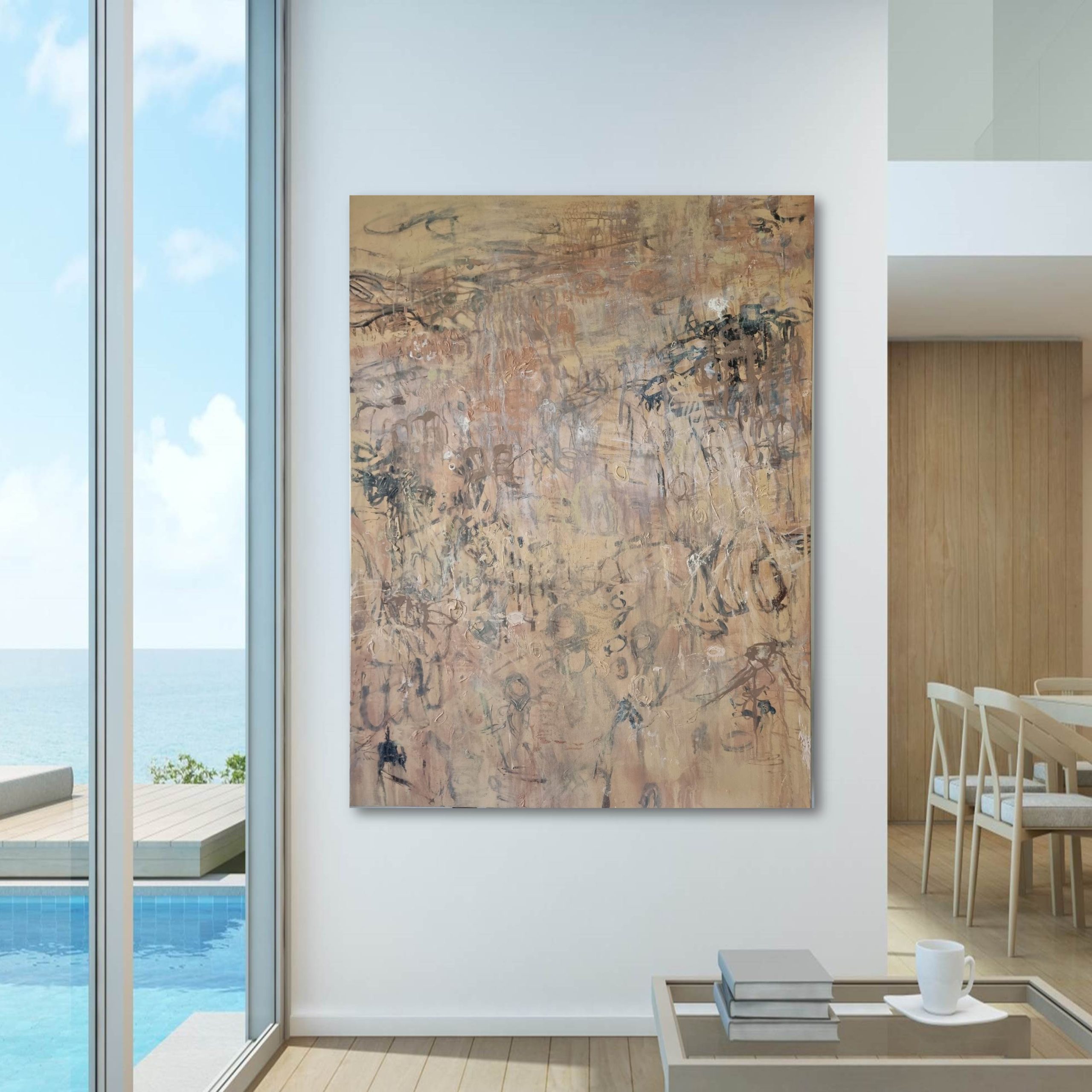 Warm Earth Pool View Room