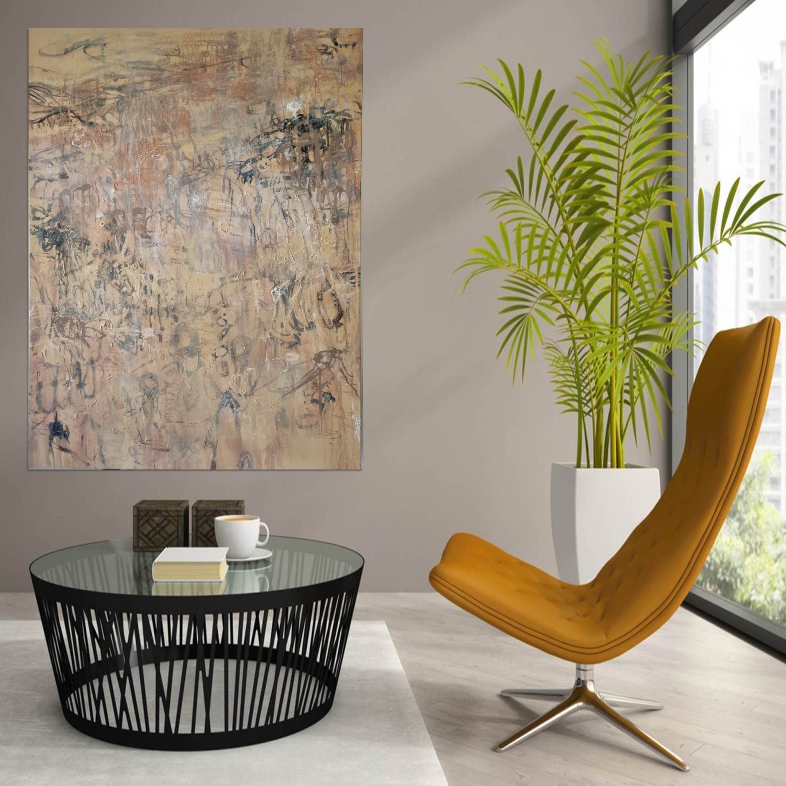 Warm Earth Mustard Chair Office High Rise