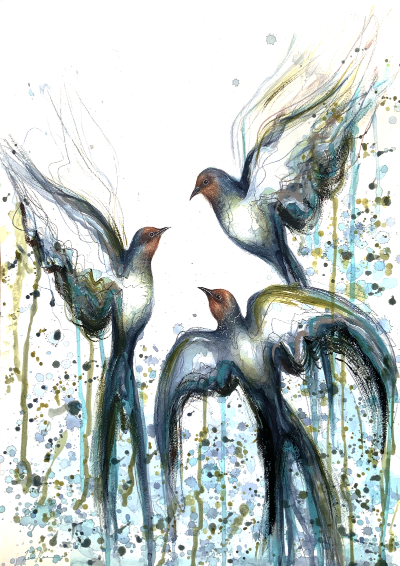 Flight of the Swallows- Artist Edition Print