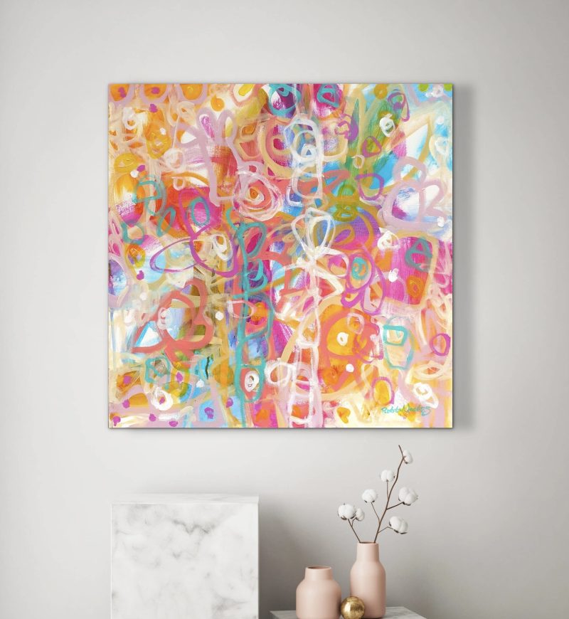 Pink and White Like Dancing