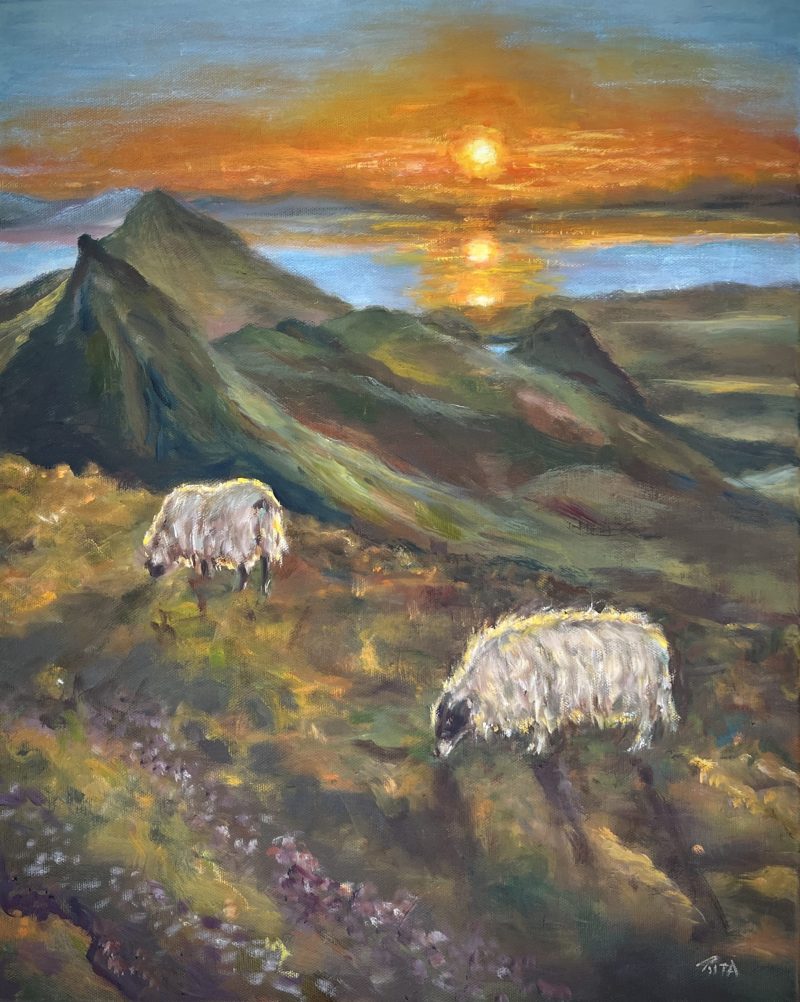 The Sunrise Over the Highlands