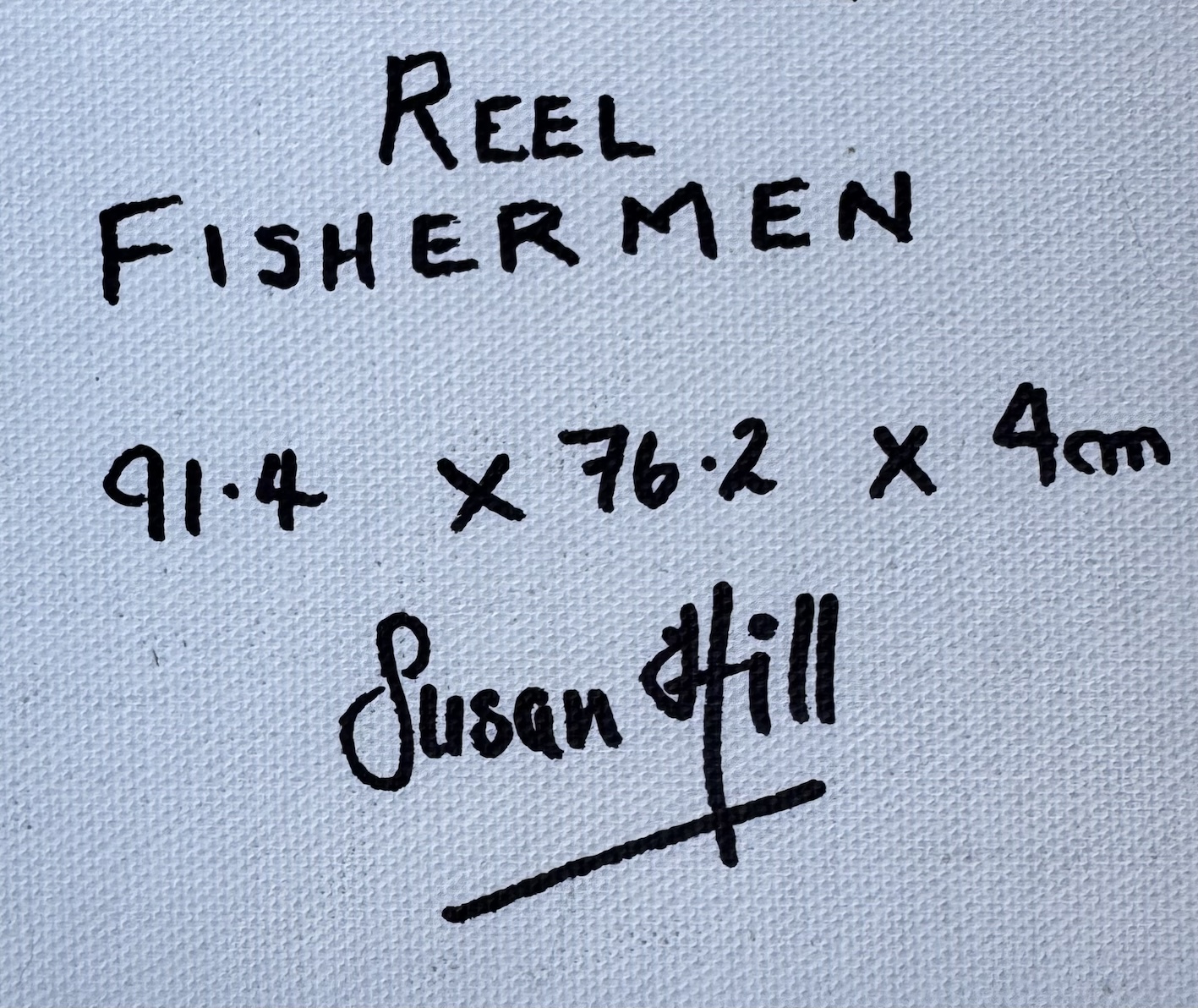 Fishermen Reel, Size Sig Copy Red Sq