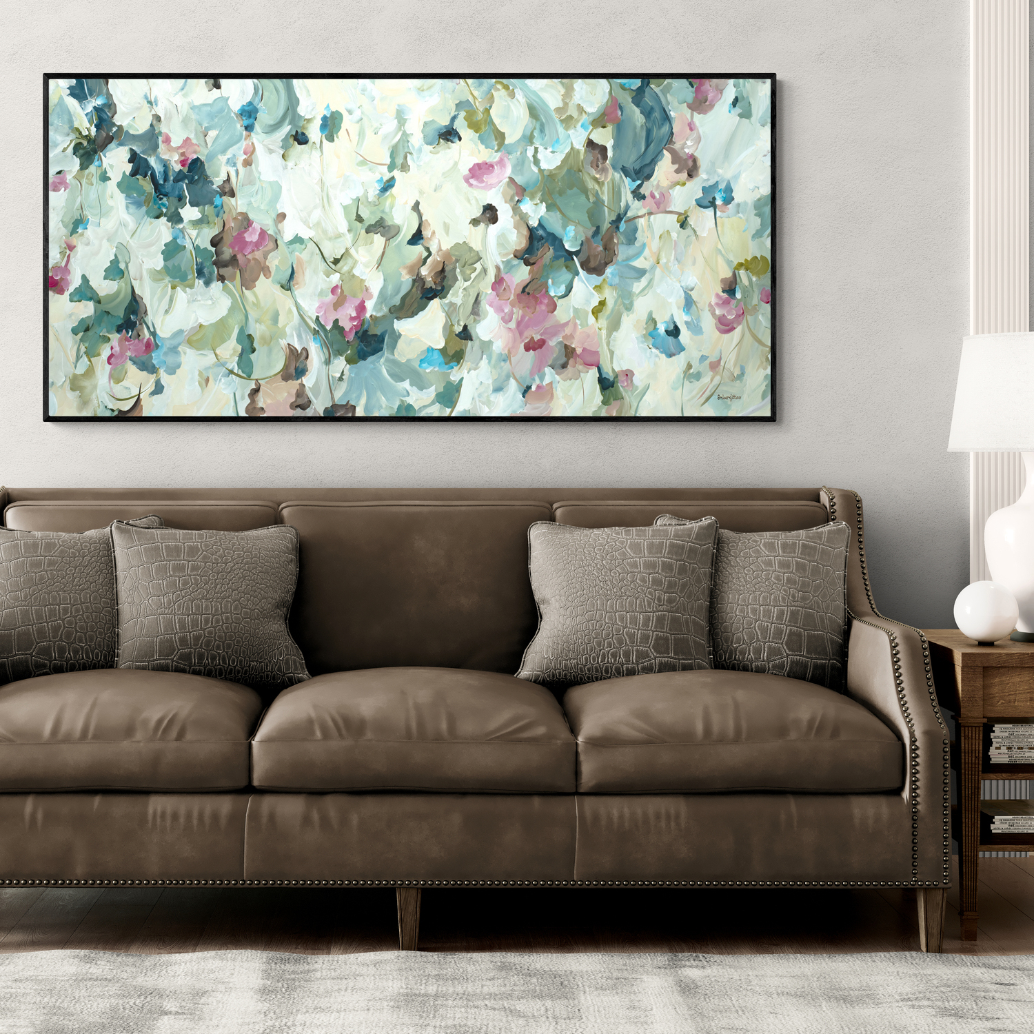 Dopamine Flowers Original Art Room 3