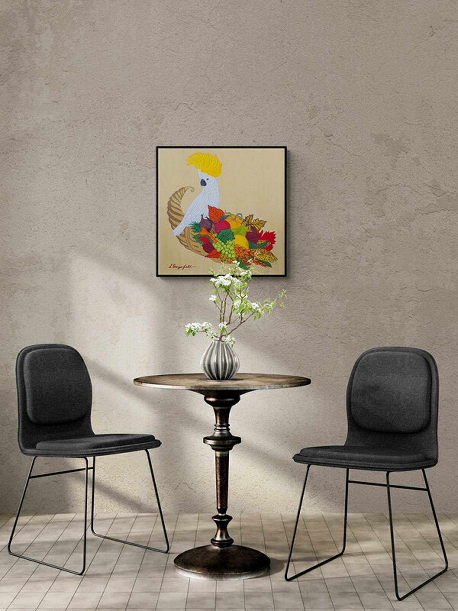 Cornucopia ~ Gold Horn Of Plenty In Situ1