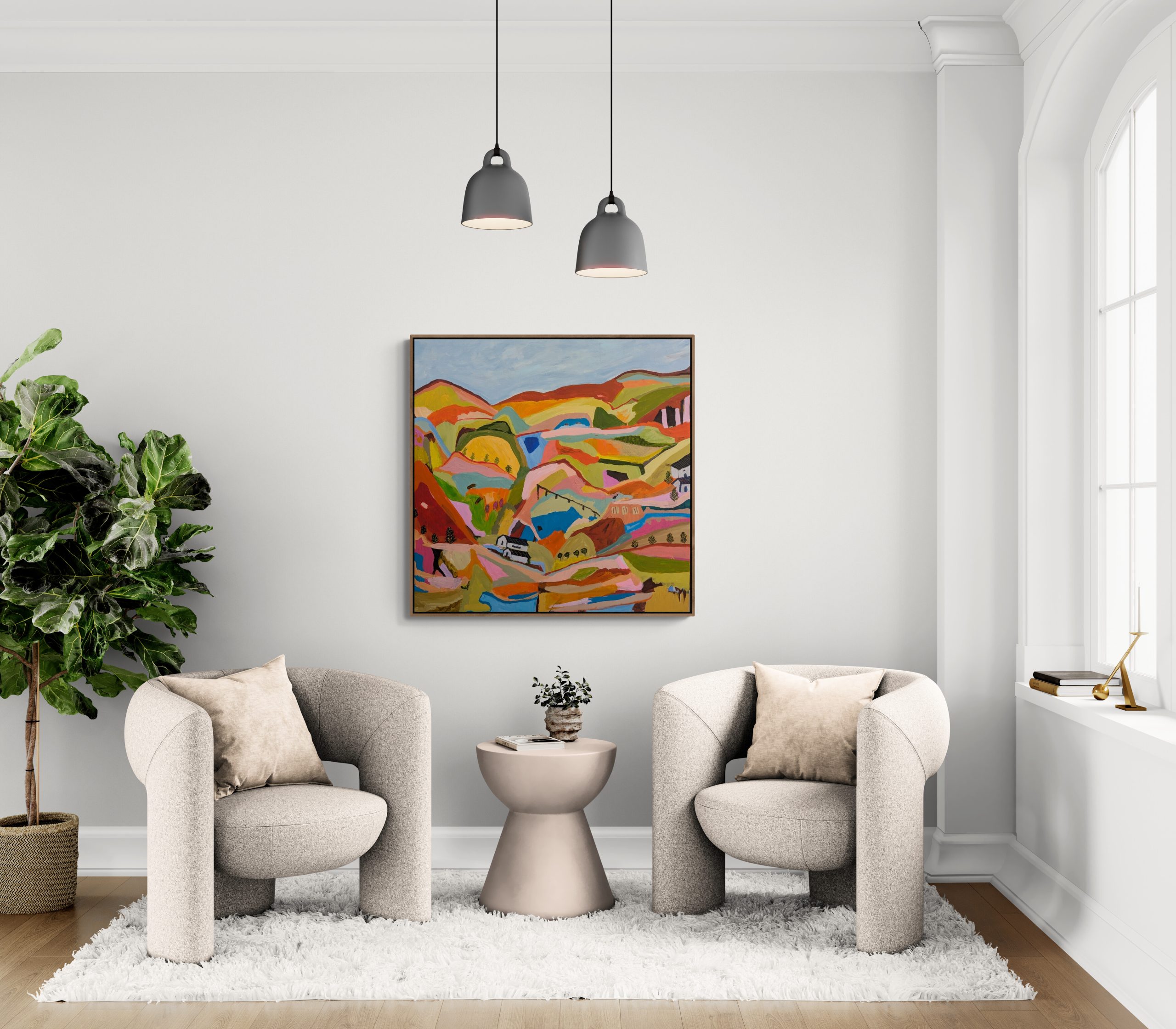 Living Room With Modern Furniture (6)