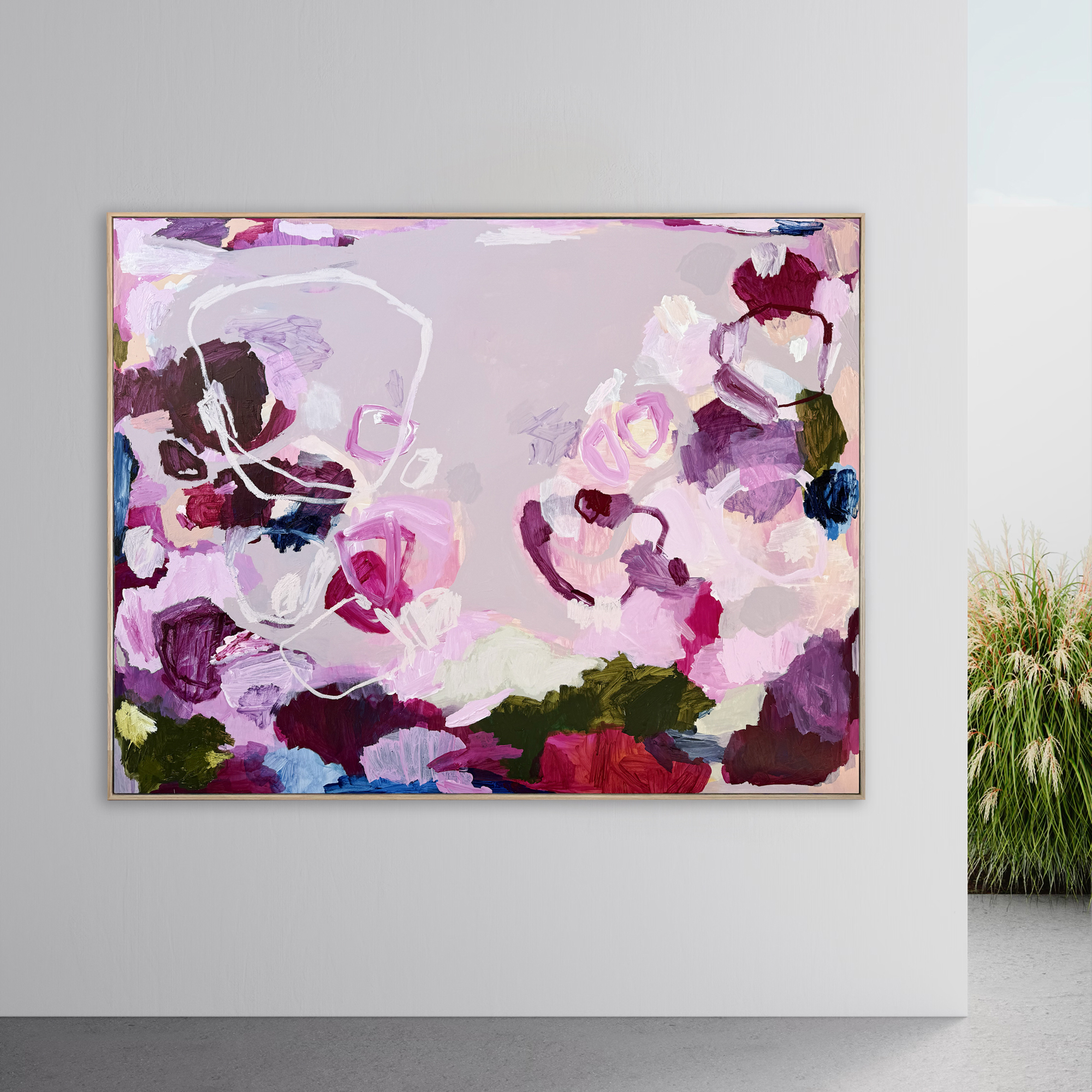 Pink Coral Rebecca Koerting Australian Contemporary Abstract