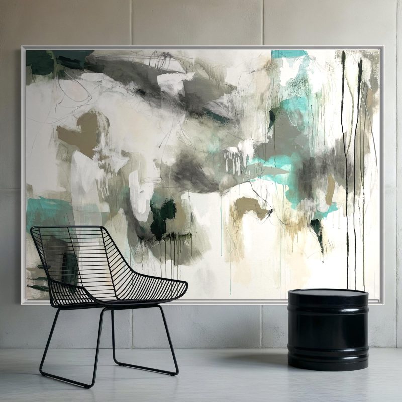 Soft Moss – Framed