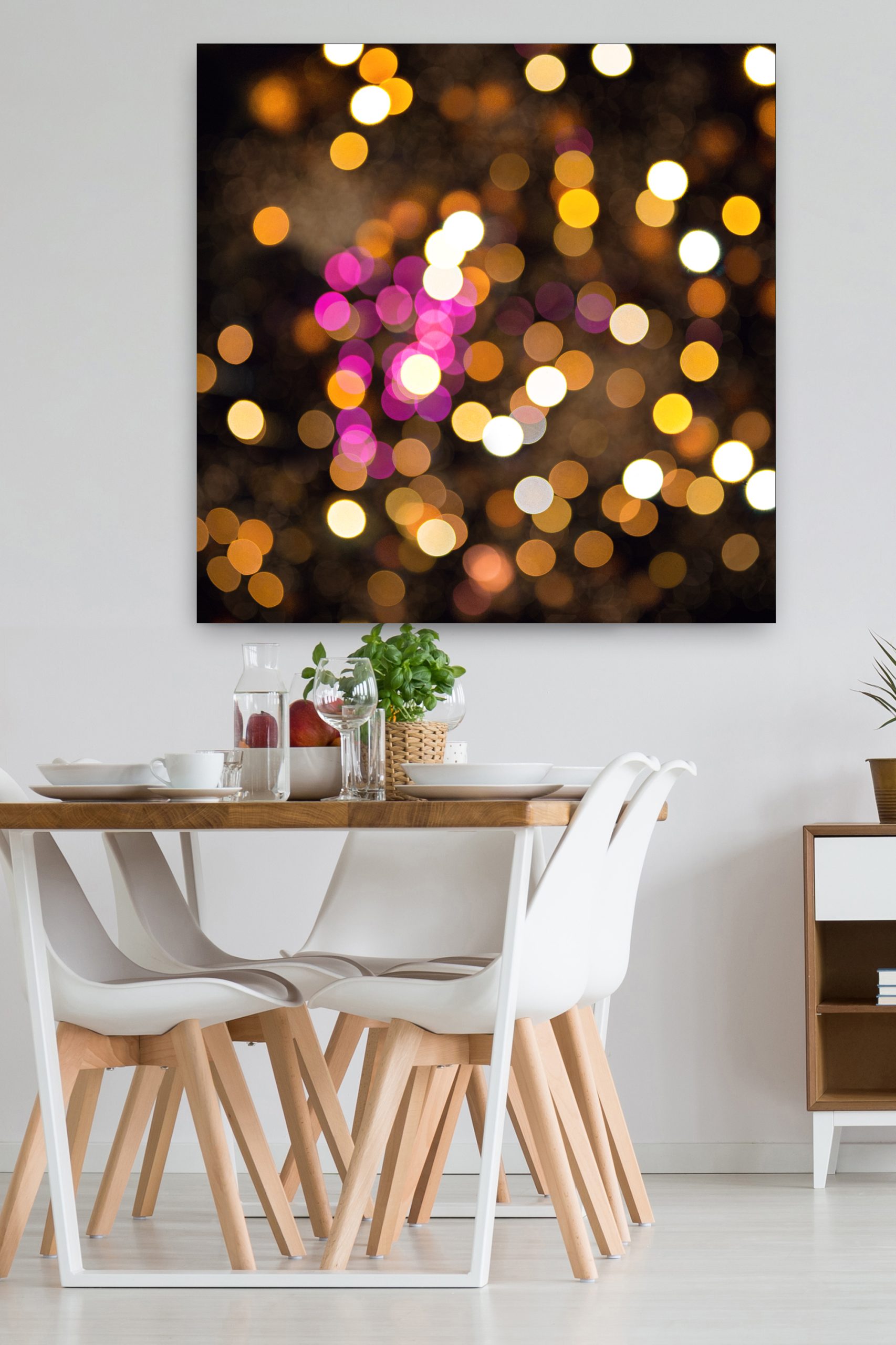 Golden Drift Dining Table Bruce Peebles Artist