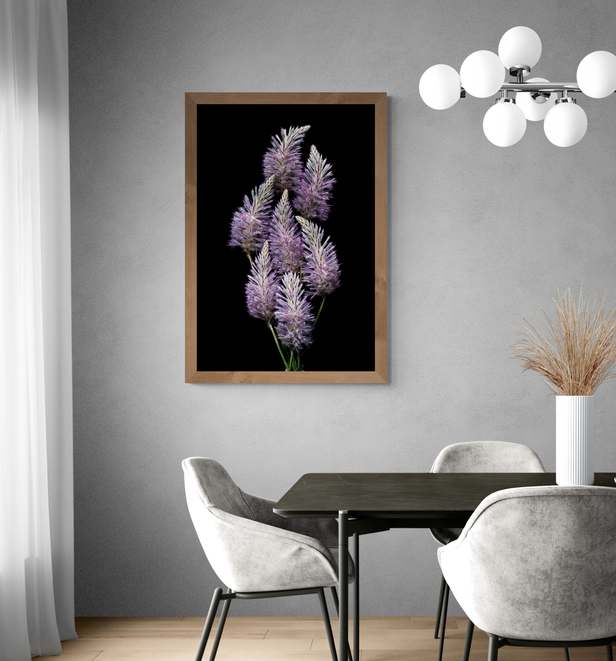 Modern Dining Room With Pendant Lights (35)