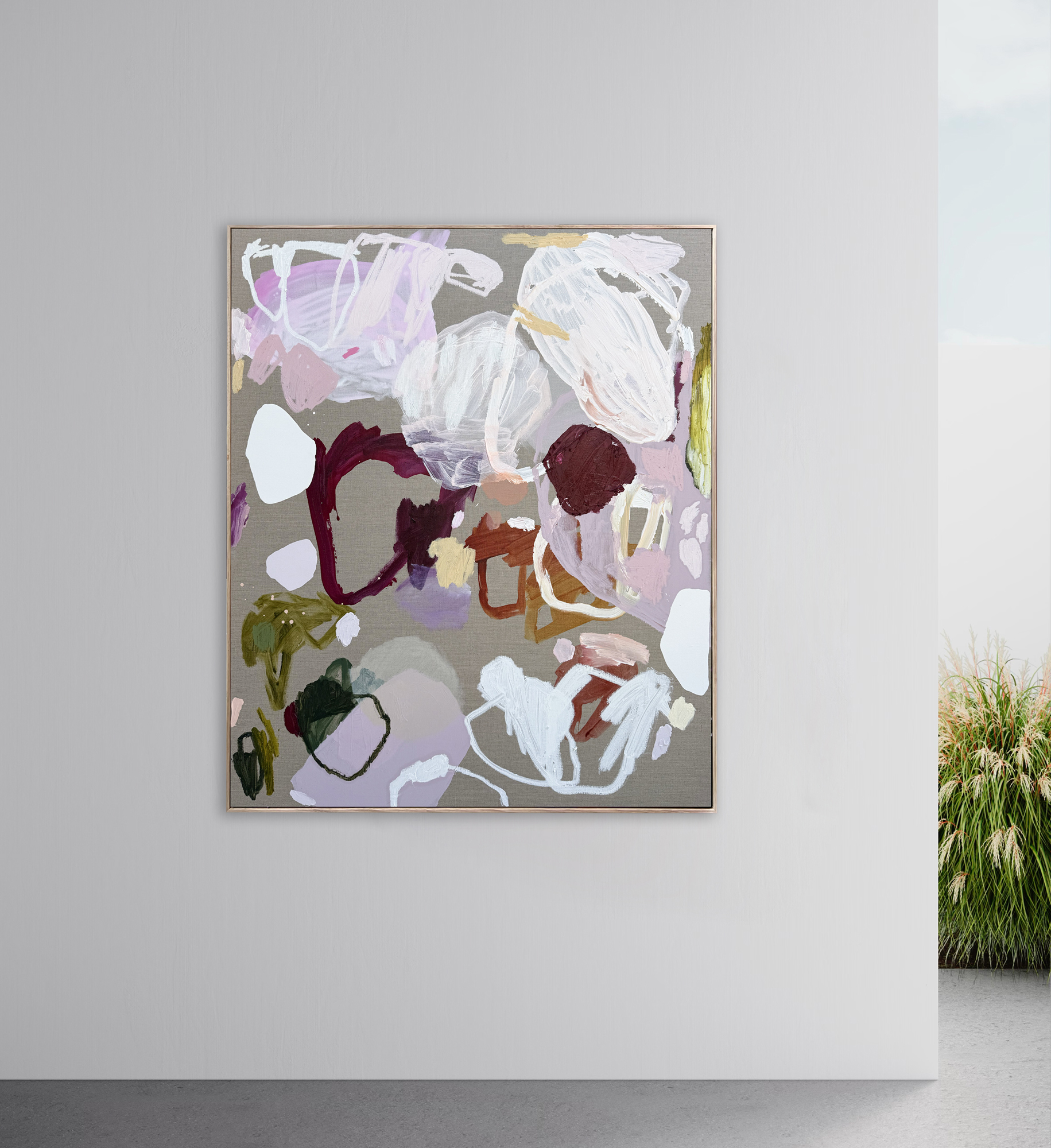 Pink Coral Rebecca Koerting Australian Contemporary Abstract