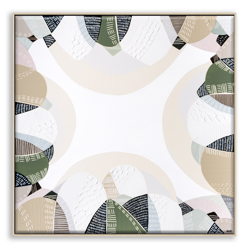 East Australian Cordillera Framed Oak Canvas