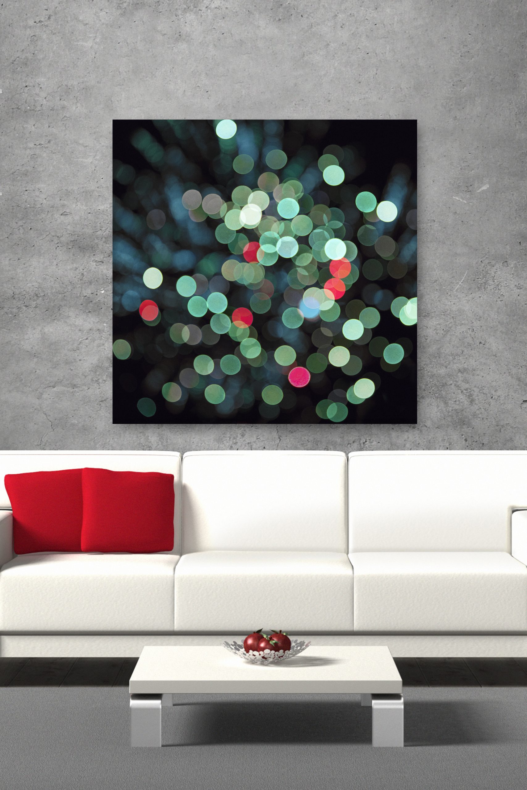 Kinetic Drift White Couch Bruce Peebles Artist