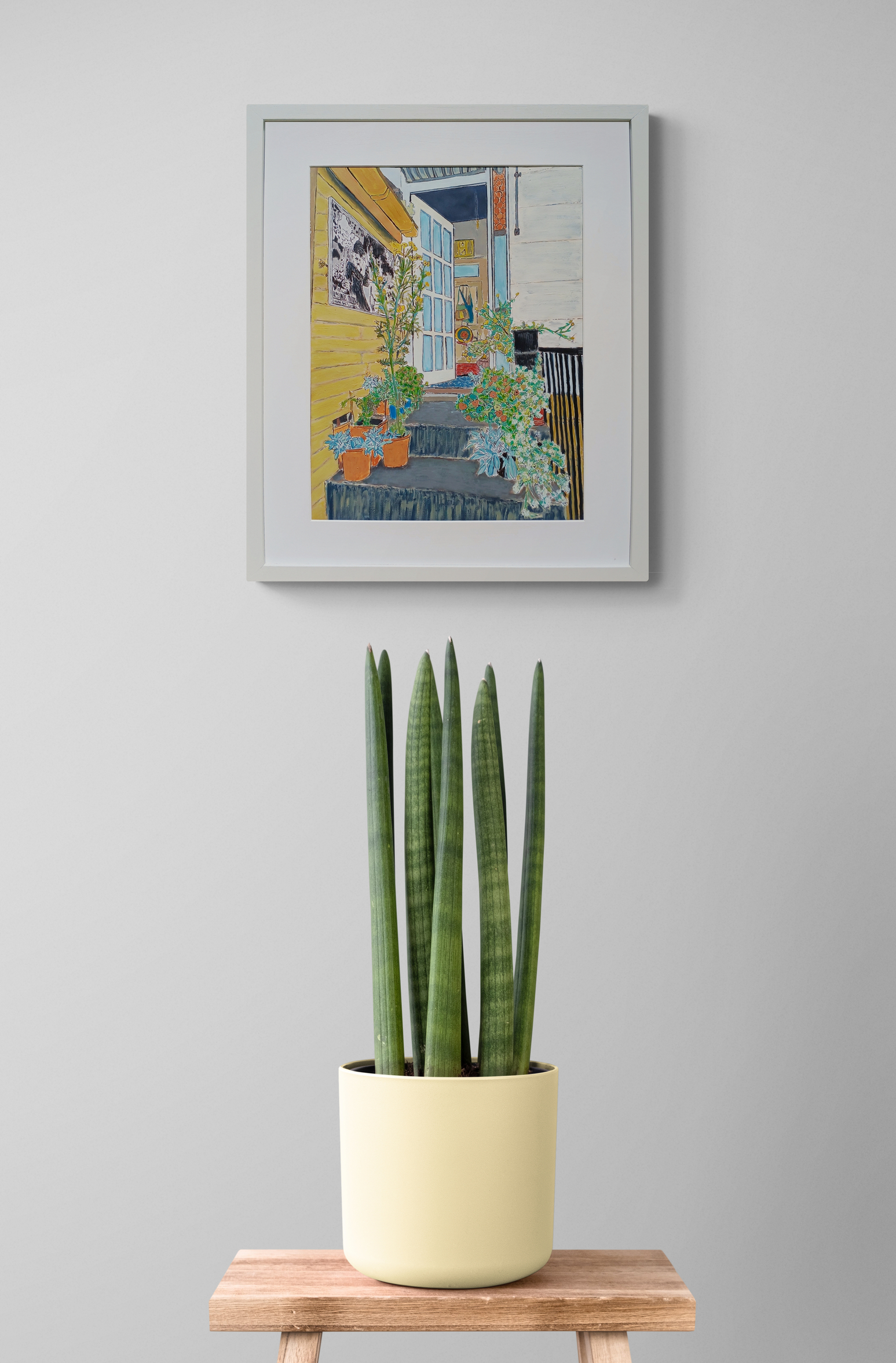 Close Up Of A Succulent Plant In A Pot