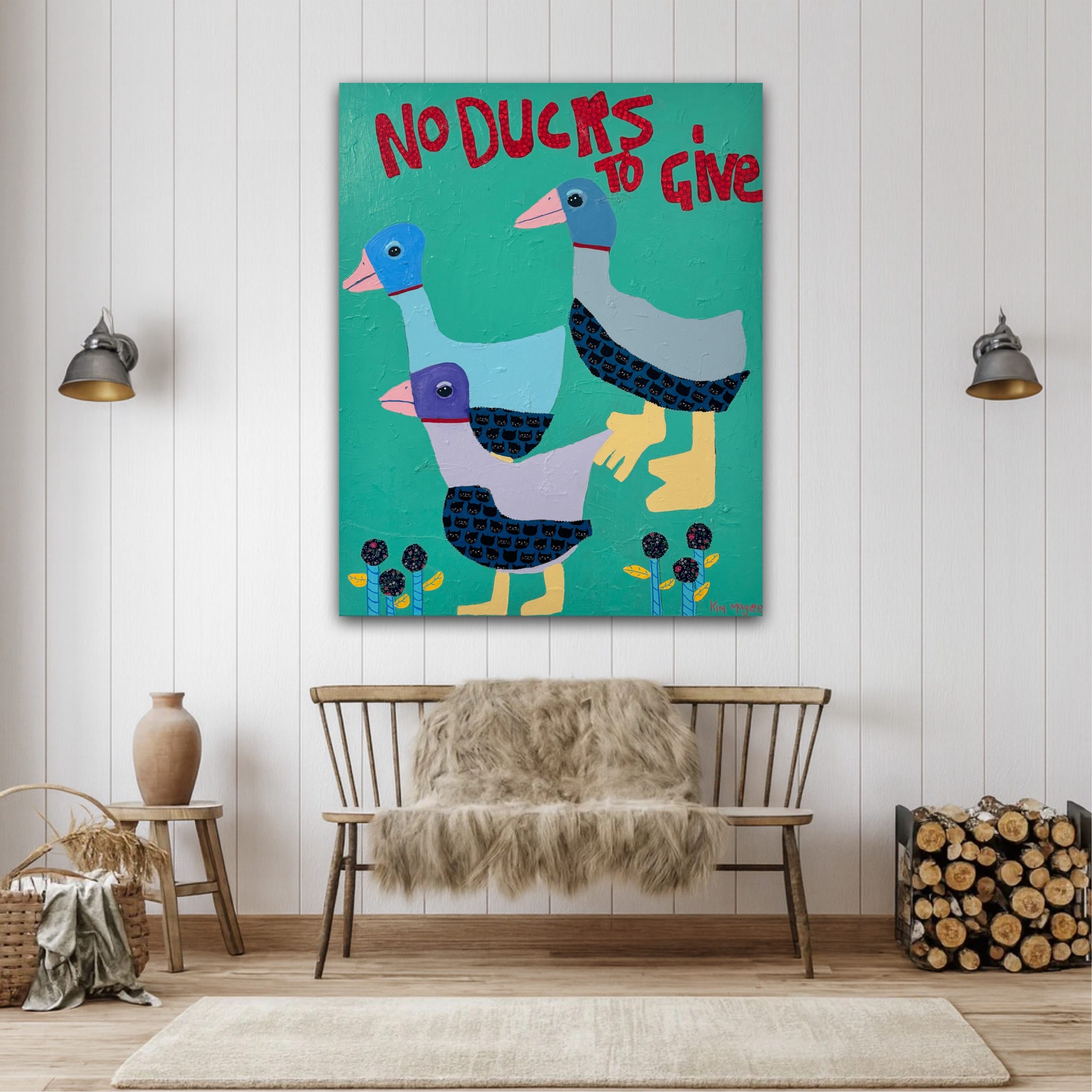 Kim Magee Art No Ducks To Give 11