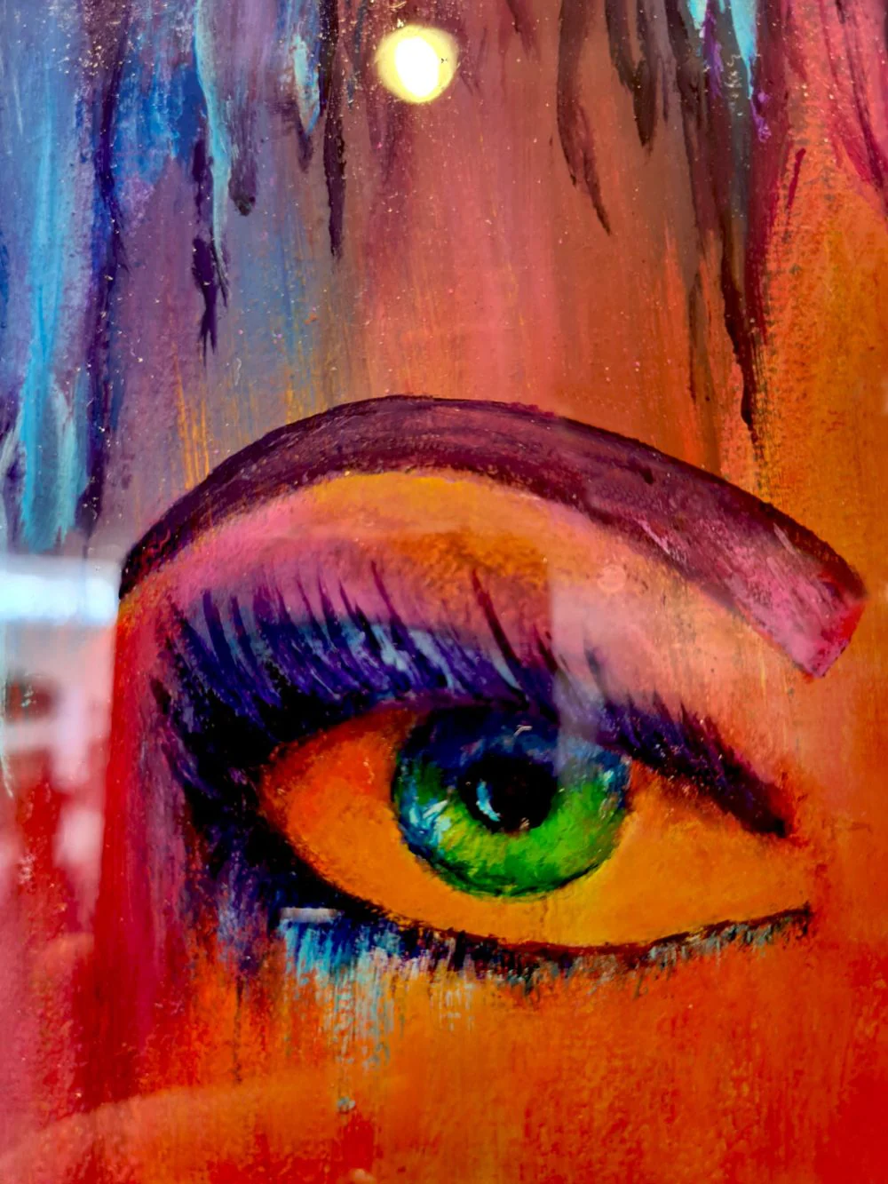 Tracie Eaton Contemporary Artist Original Artwork Resin Annabel Close Up 2 1000x1333