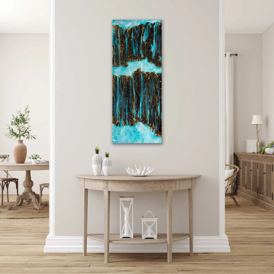 Turquoise In Situ Tracie Eaton Original Artwork