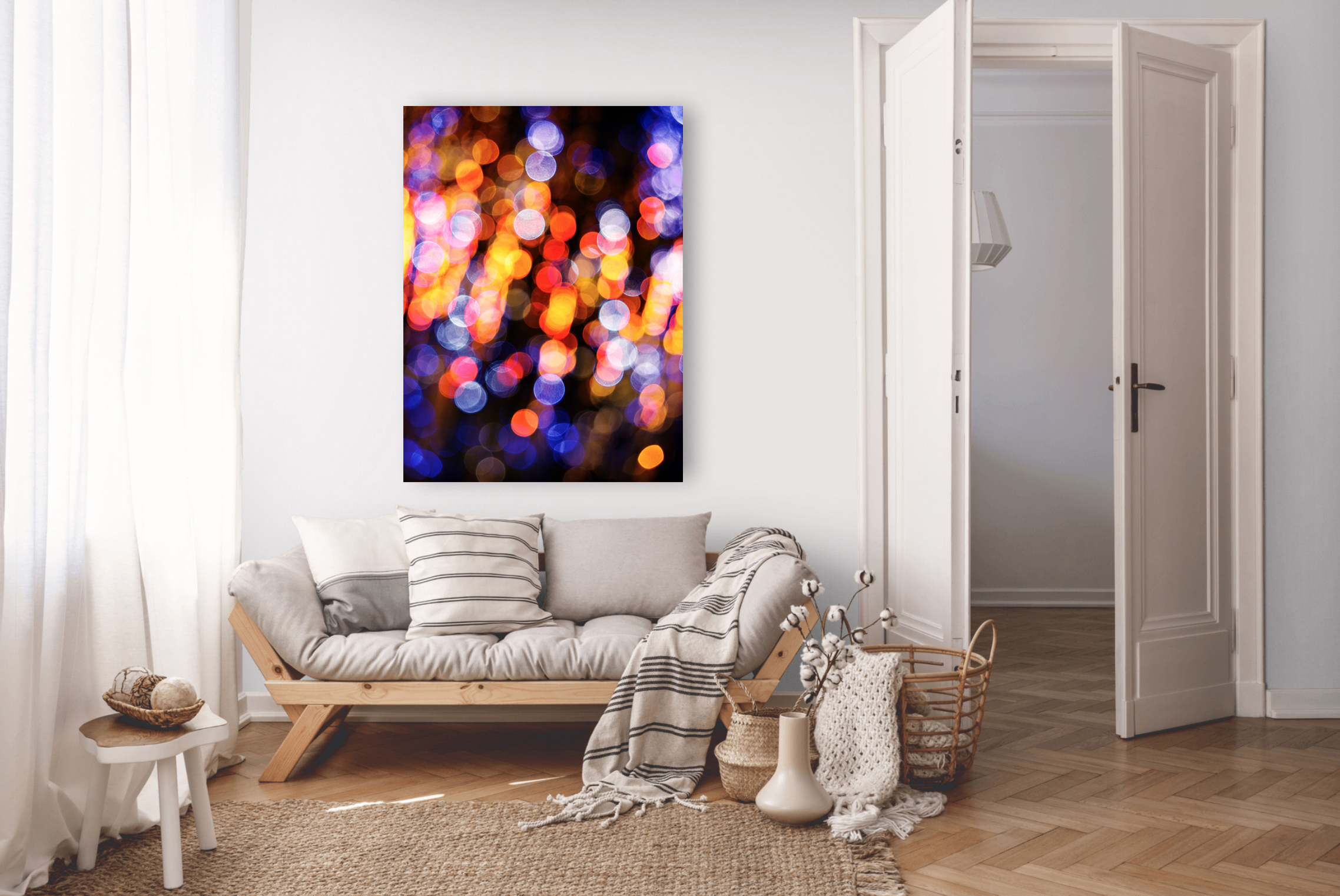 Light Dance Livingroom Bruce Peebles Artist