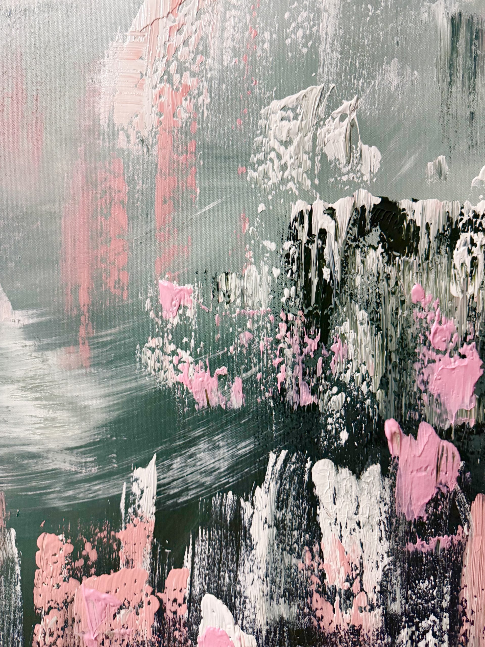 Close Up Movement Texture Alanah Jarvis Art