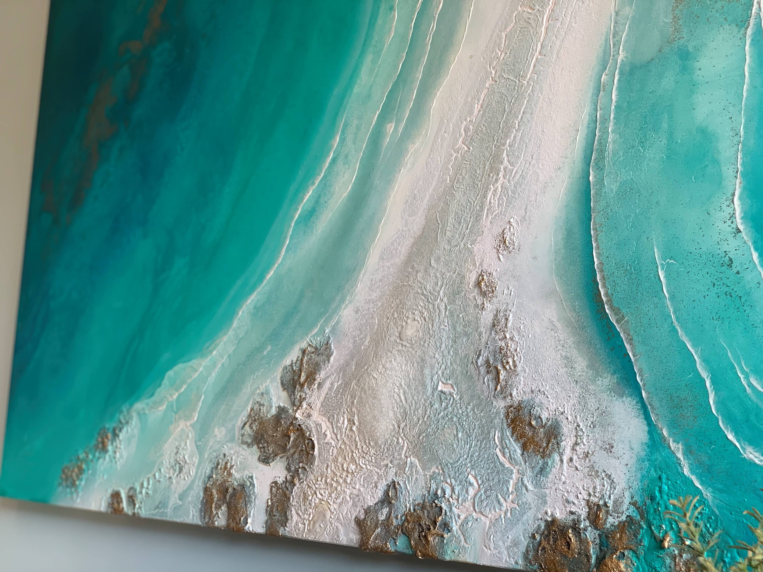 Large Wall Art Green Petra Meikle5