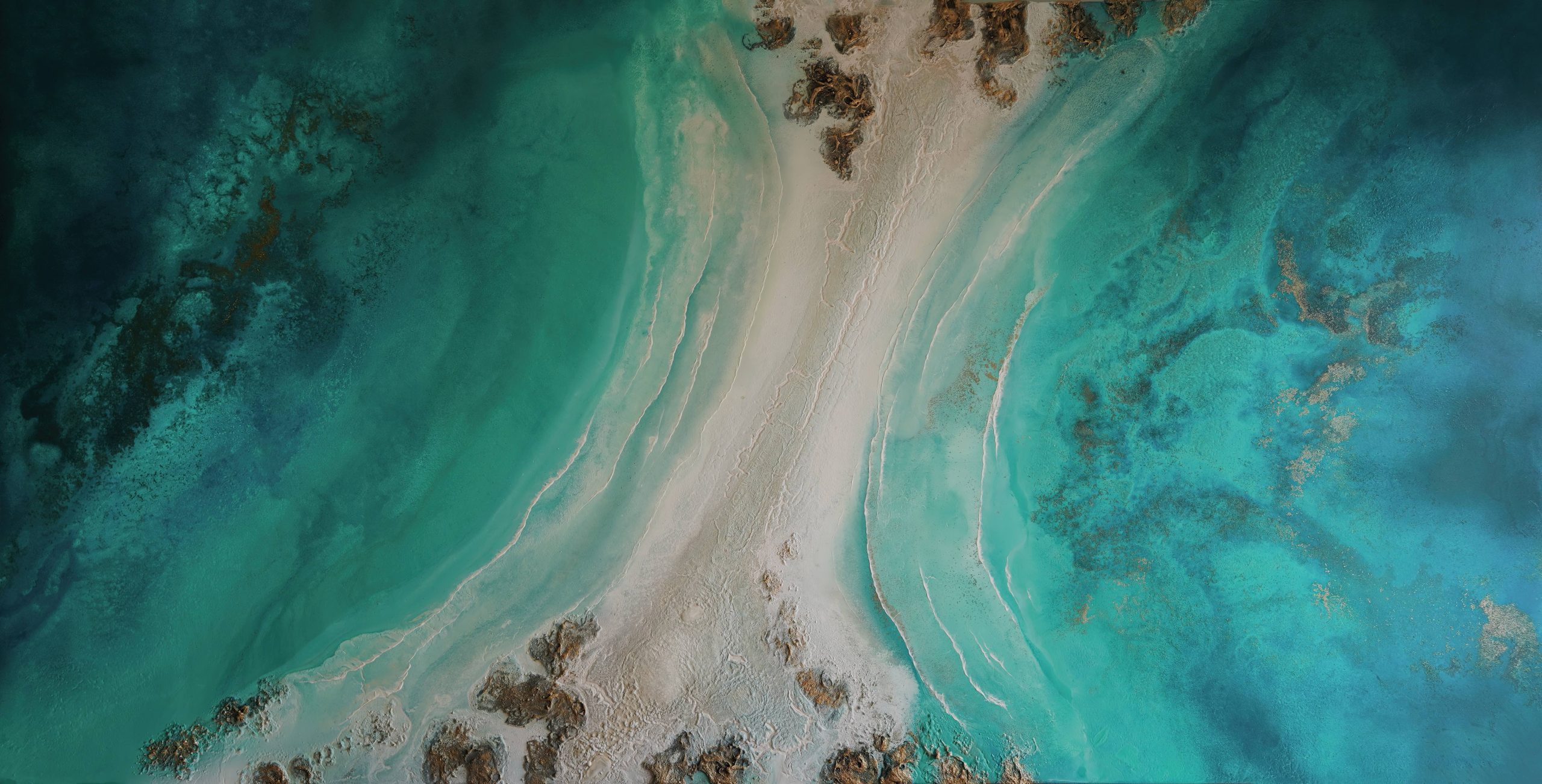 Coastal Green Wall Art Petra Meikle6