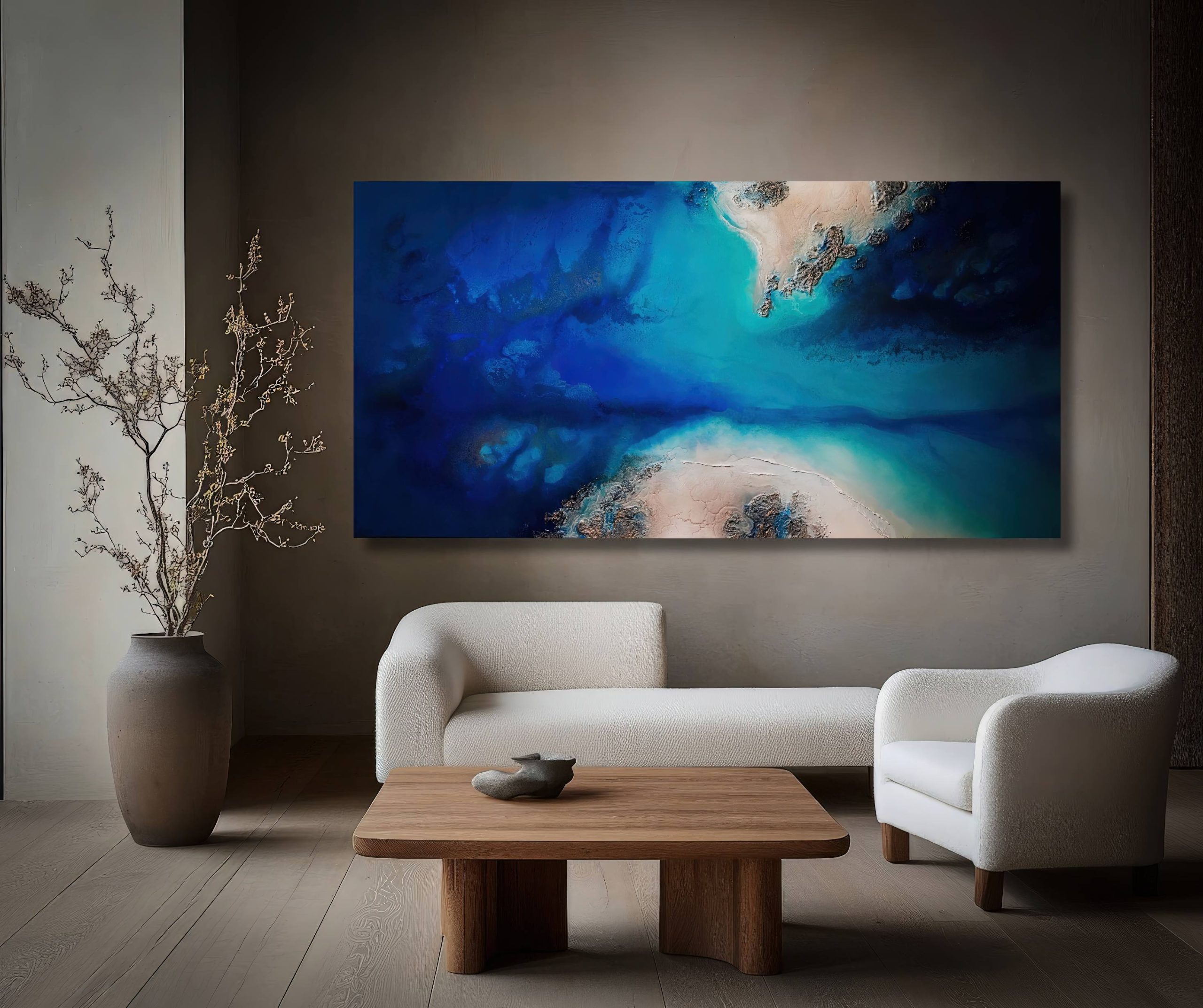 Large Resin Ocean Artwork Petra Meikle1