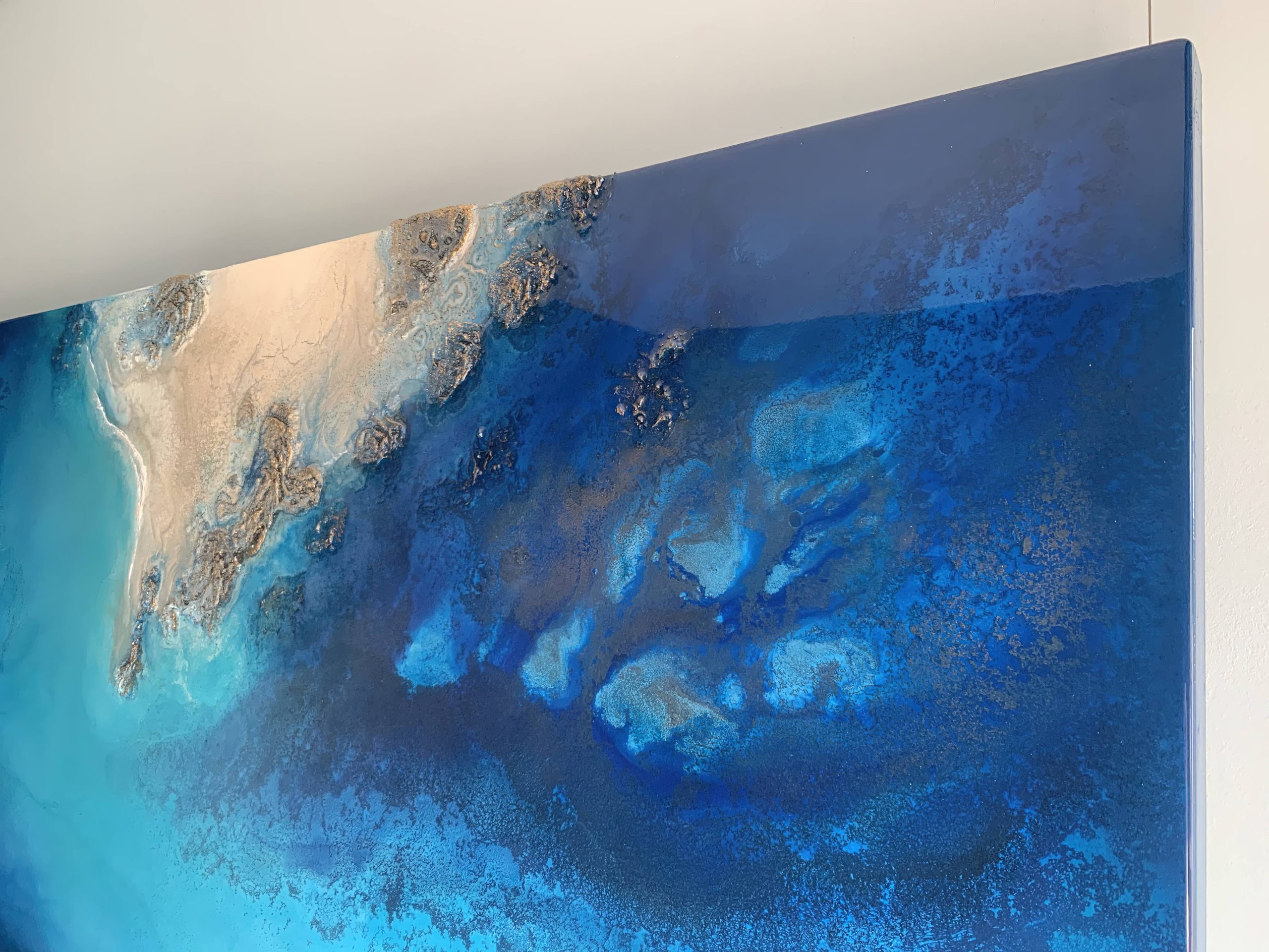 Large Resin Ocean Artwork Petra Meikle2