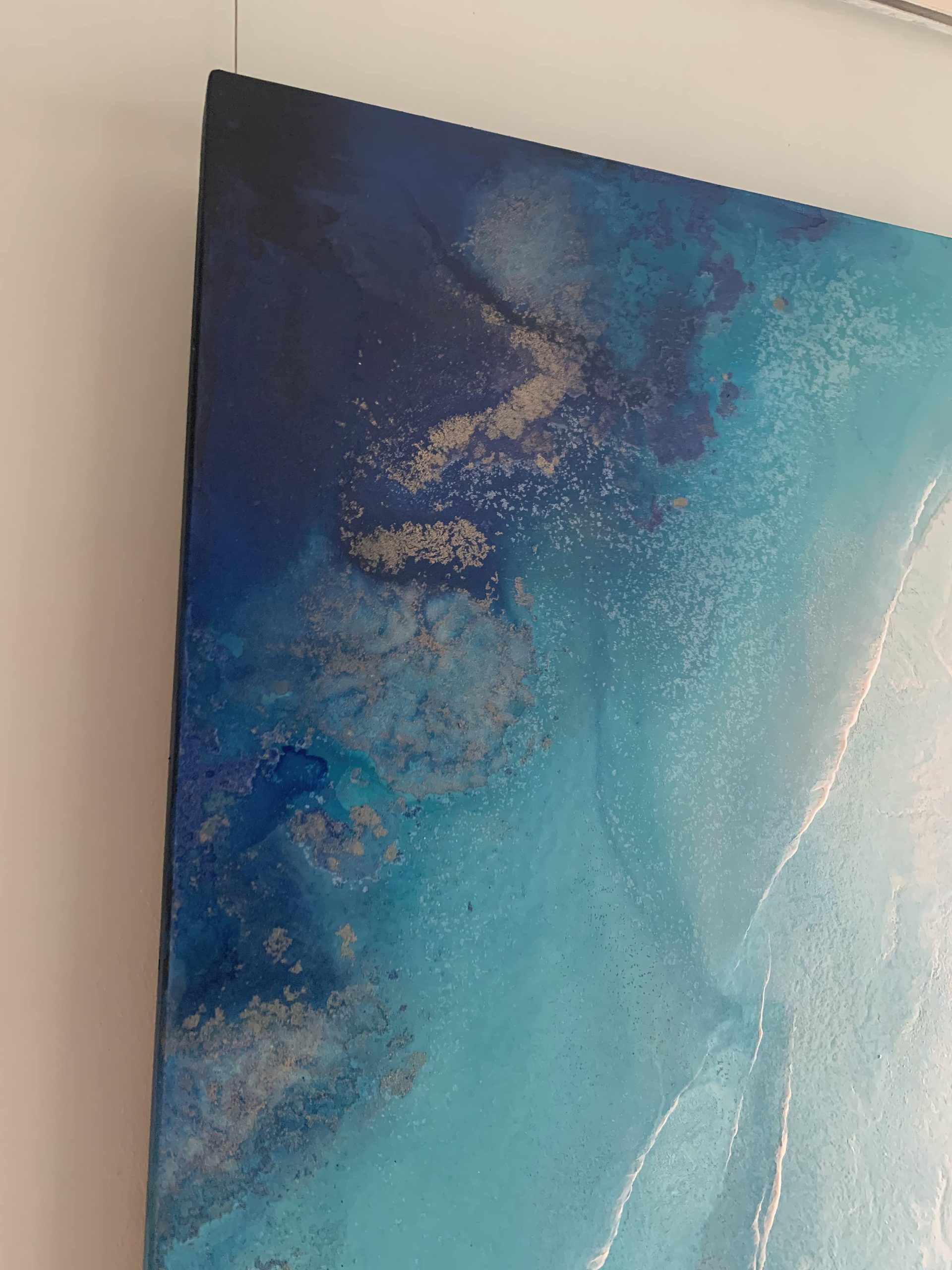 Blue And Gold Wall Art Petra Meikle1