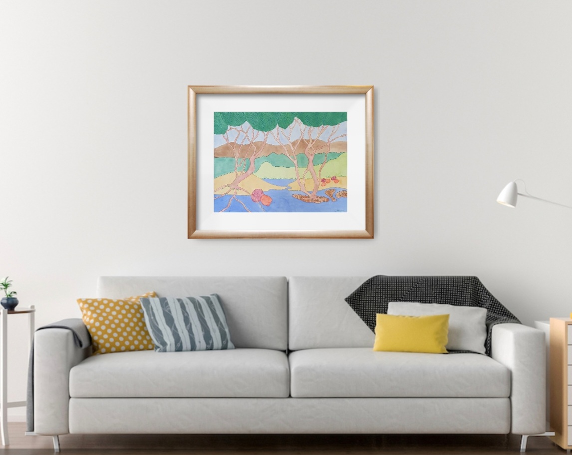 Mangrove Swamp Framed On Wall