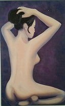 Girl fixing Her Hair