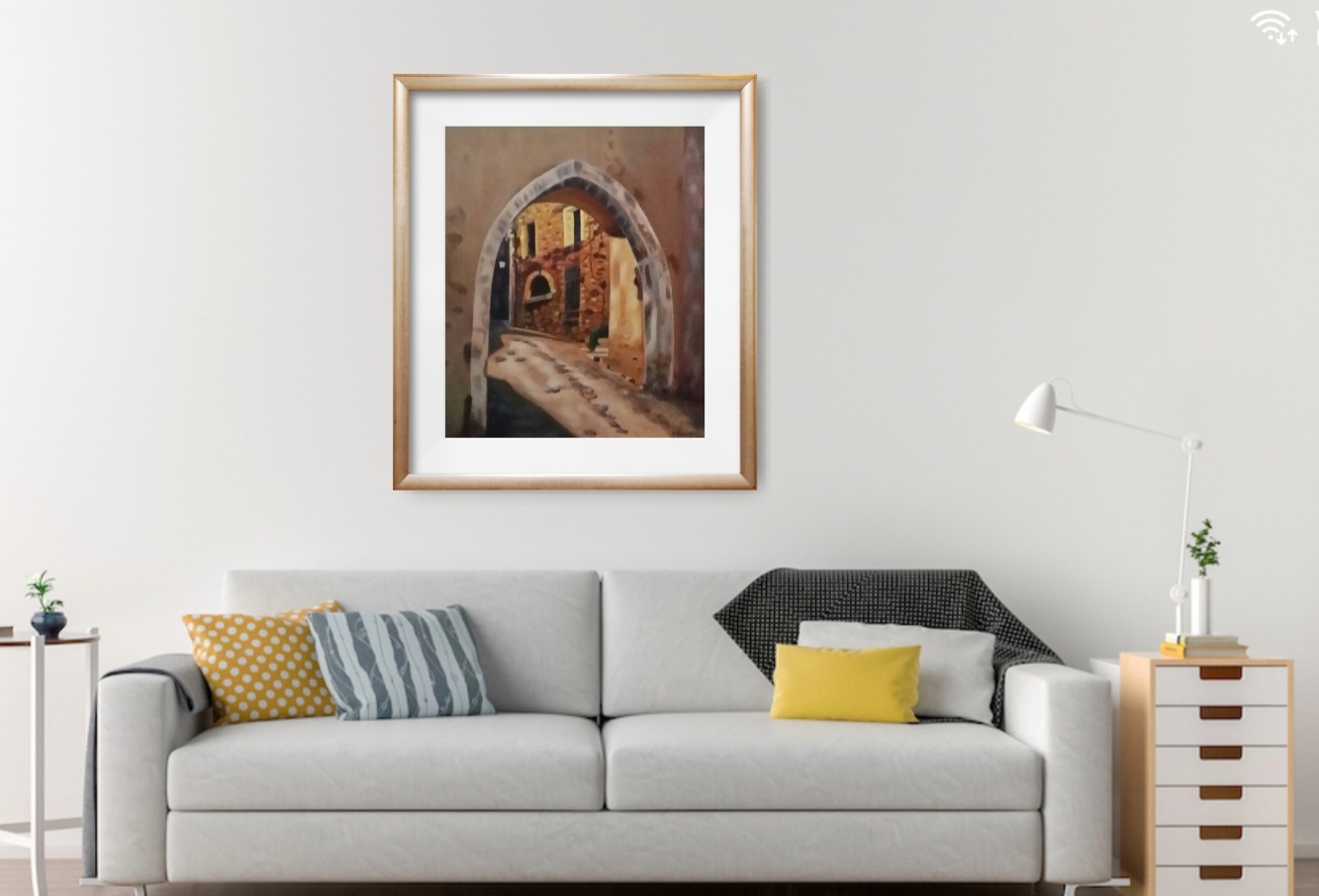 Archway In Provence Framed On Wall