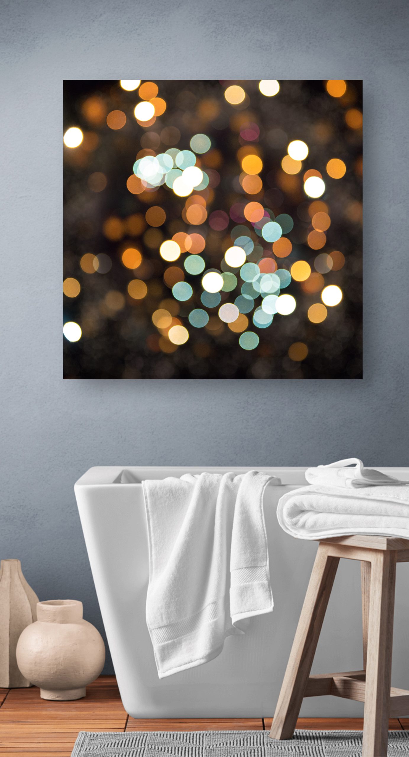 Veiled Glow Bathroom Bruce Peebles Artist