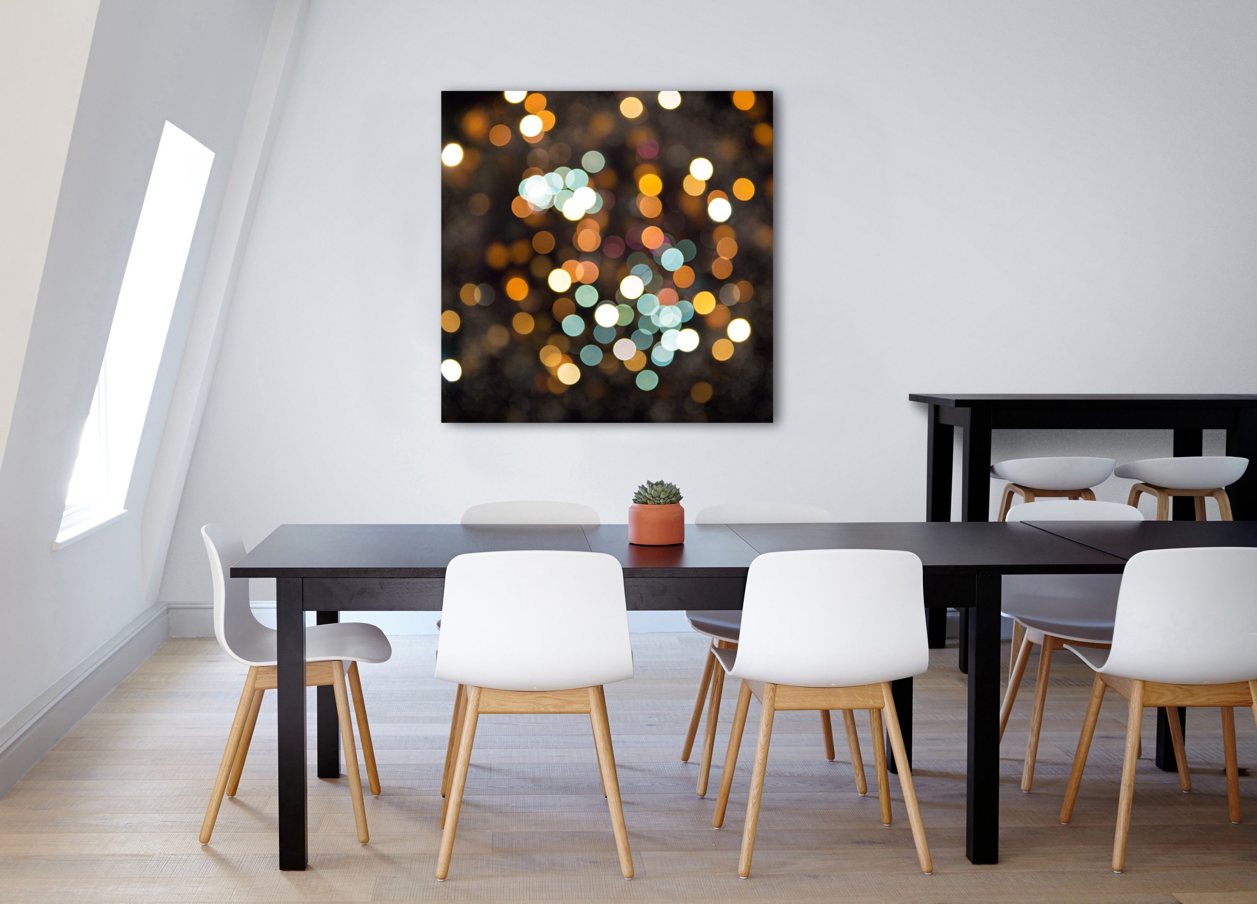 Veiled Glow Lunchroom Bruce Peebles Artist