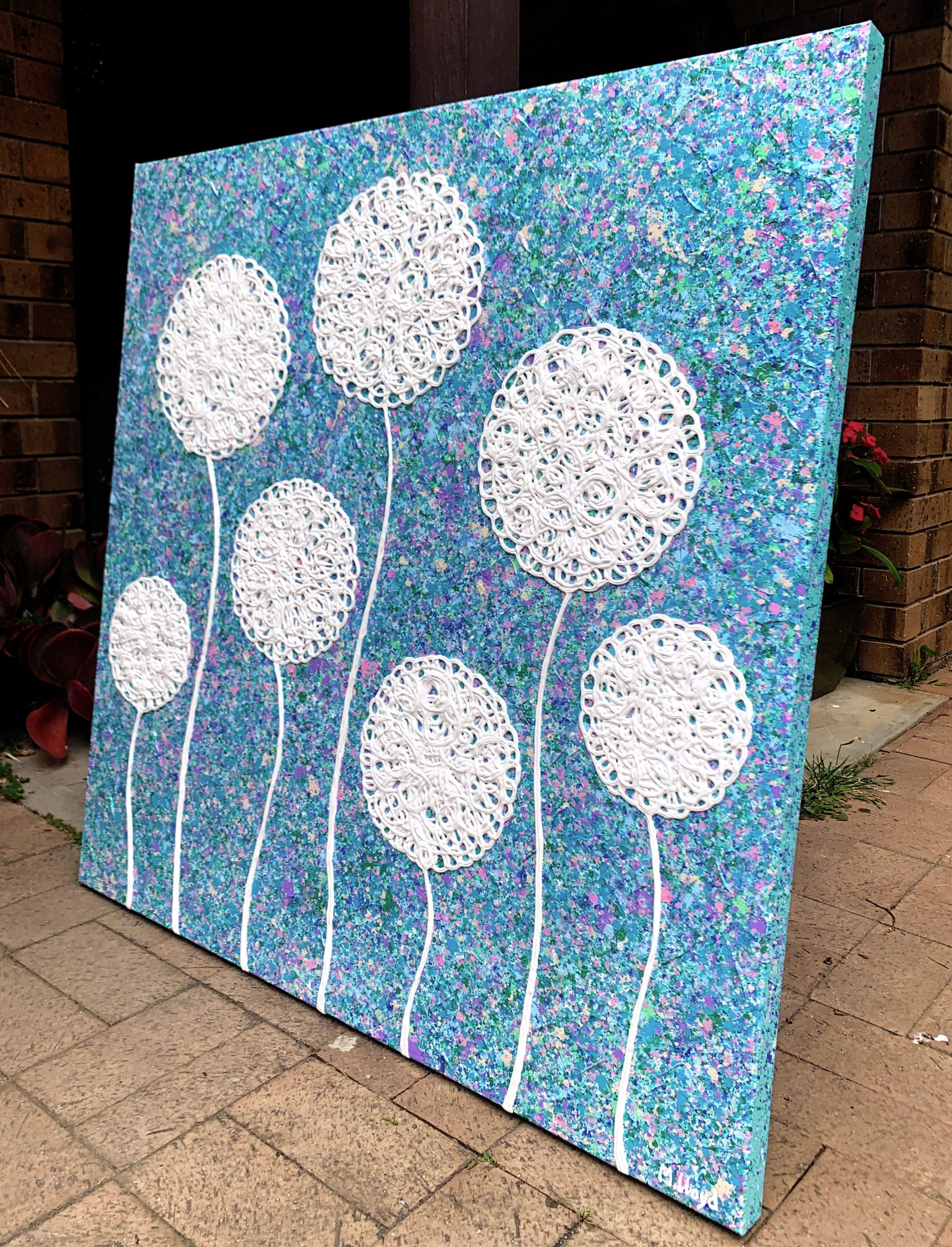 Sides Wild Flowers In A Lavender Garden