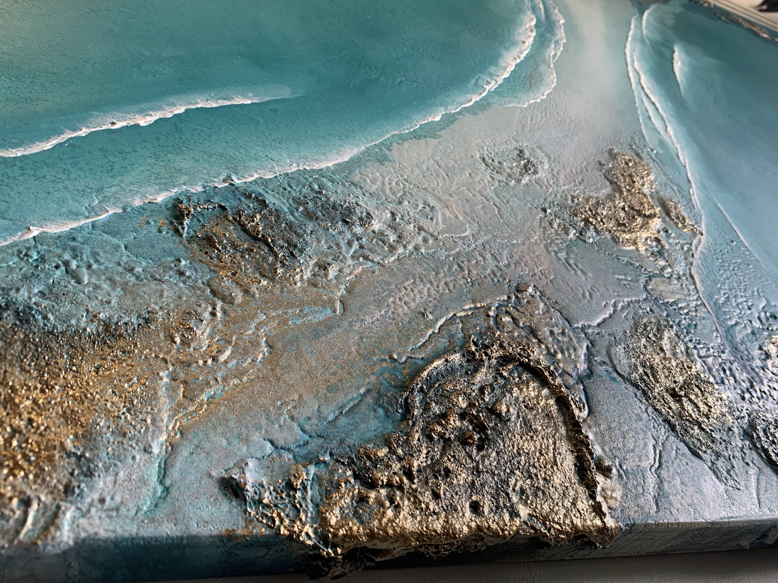 Aqua Water Wall Art Piece Petra Meikle4 Cgi 1x