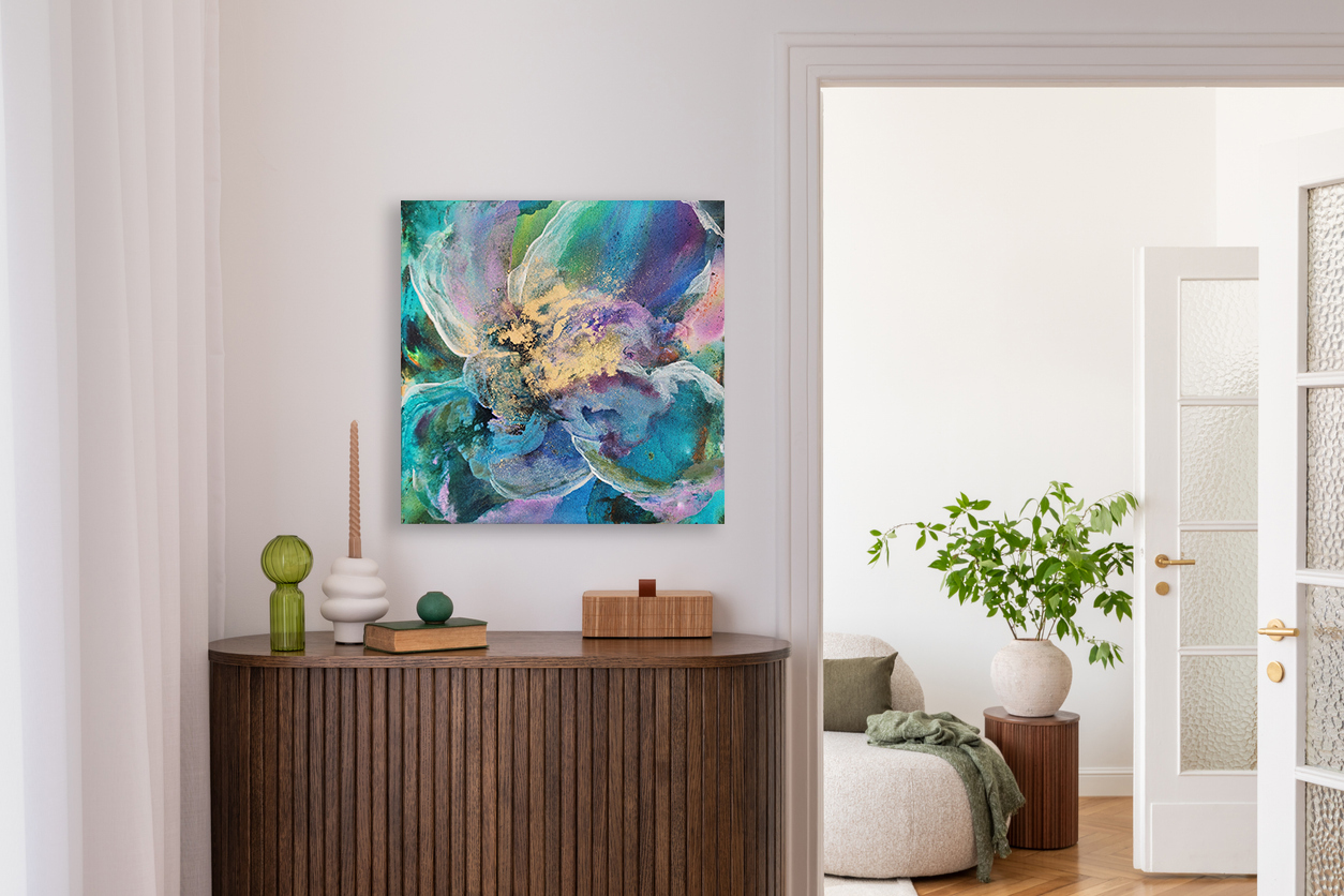 Minimalist Living Area With Stylish Art, Modern Decor Pieces, And Natural Elements, Creating A Balanced And Elegant Look.