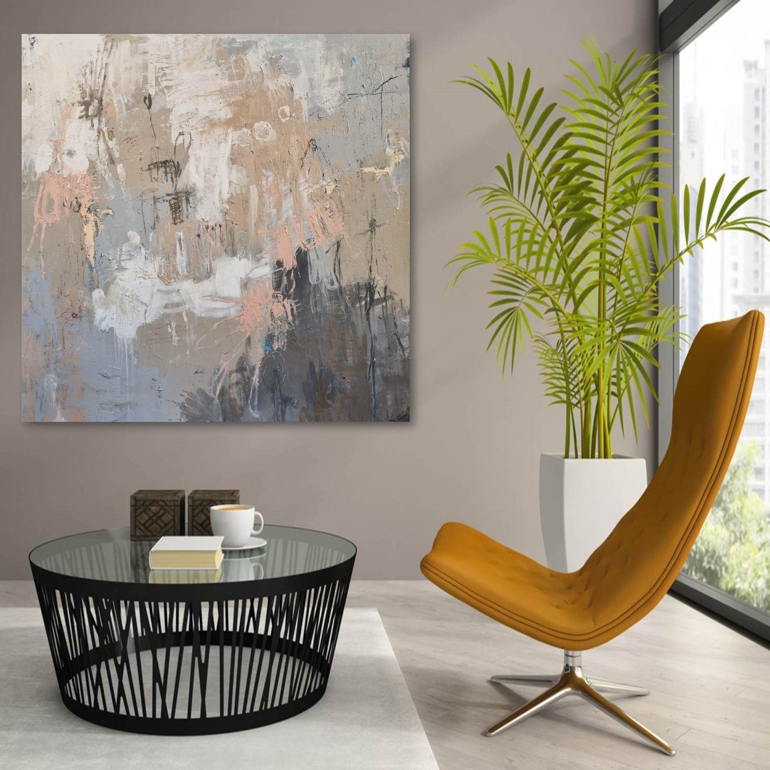 Blue Sky Day High Rise Office