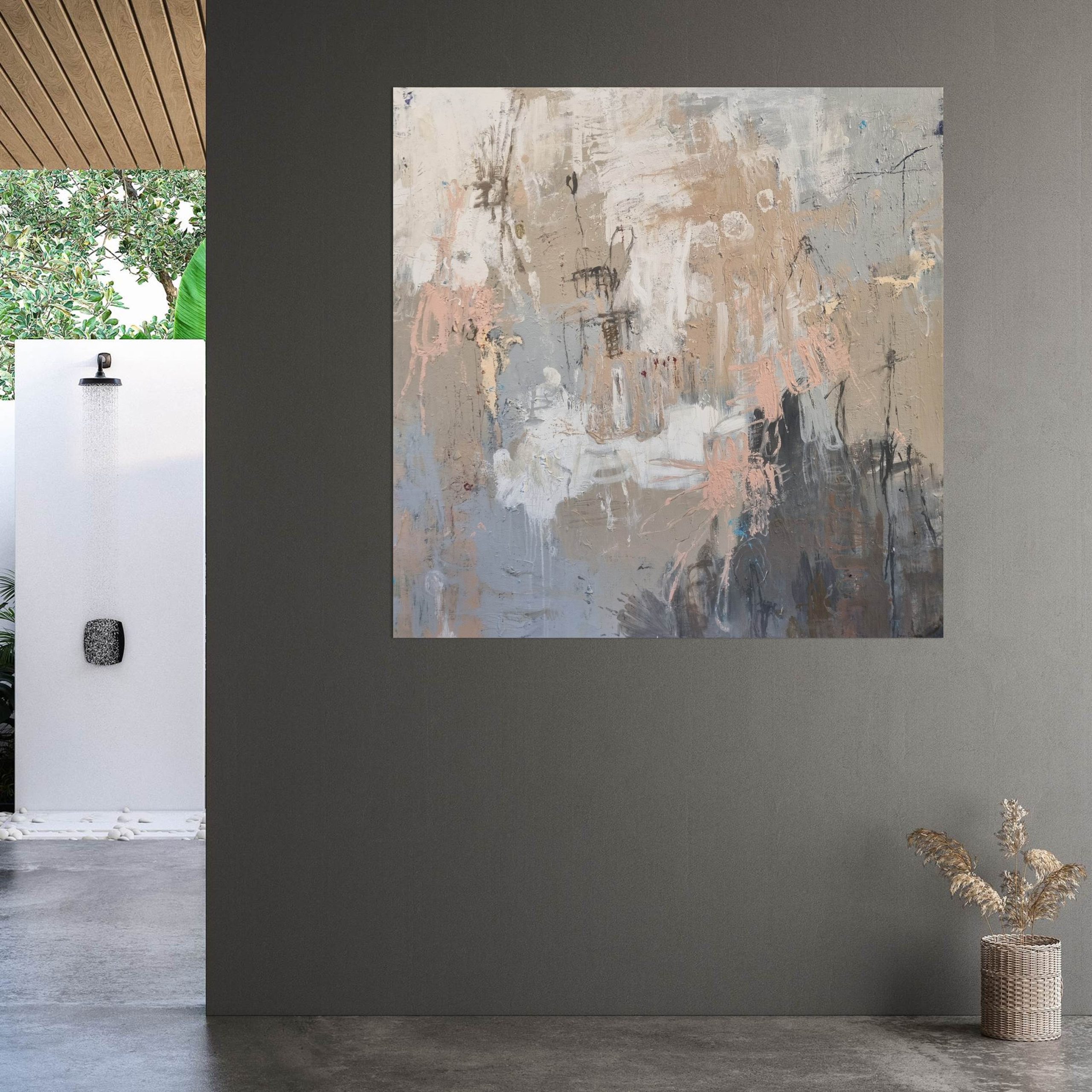 Blue Sky Day Open House Drk Wall