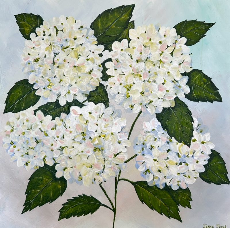 White Hydrangeas