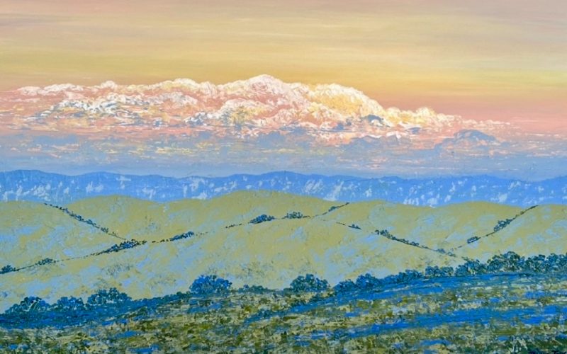 Mountain ranges at Sunset