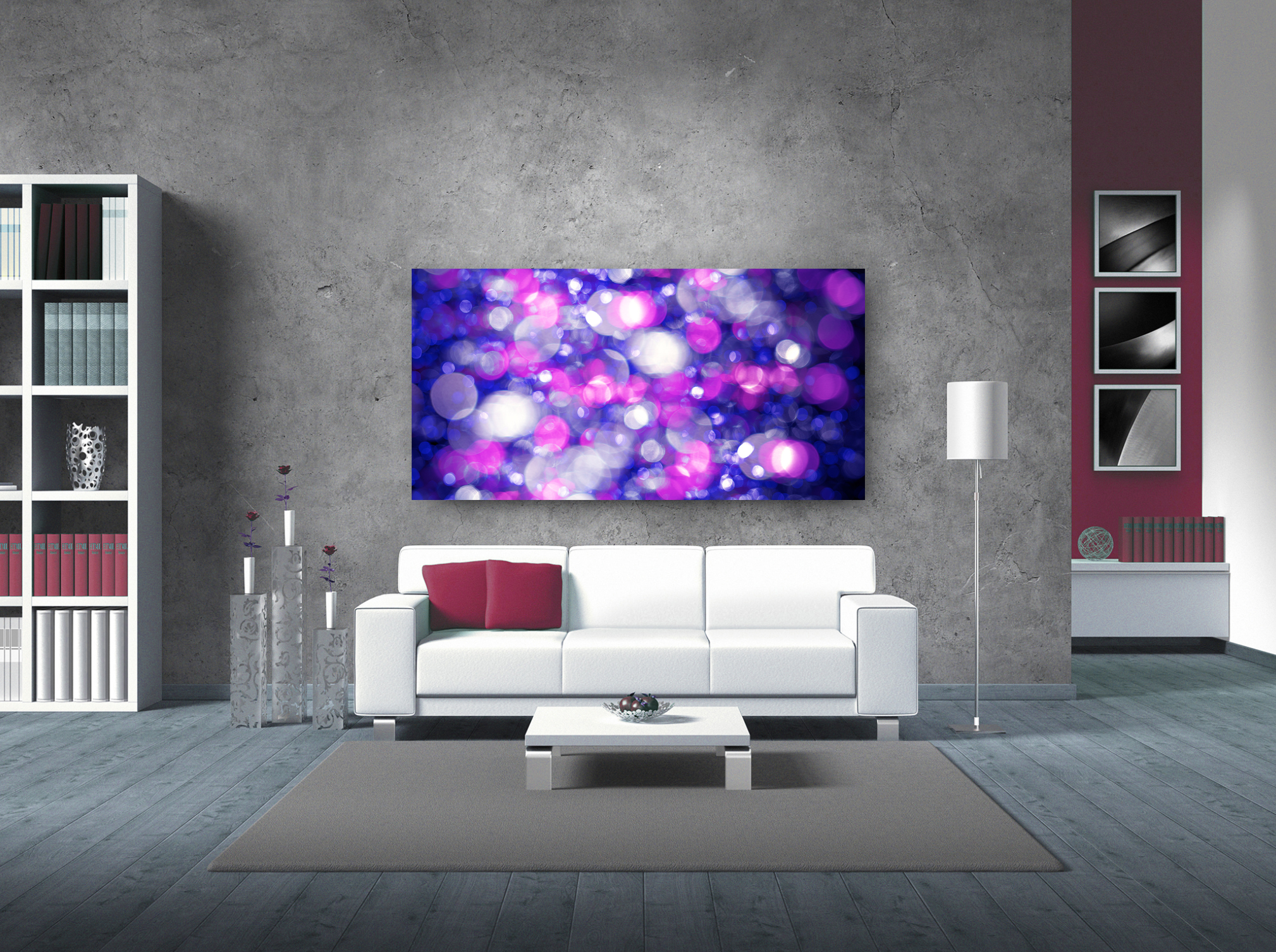 Sun Glitter Xiii Red Room Bruce Peebles Artist