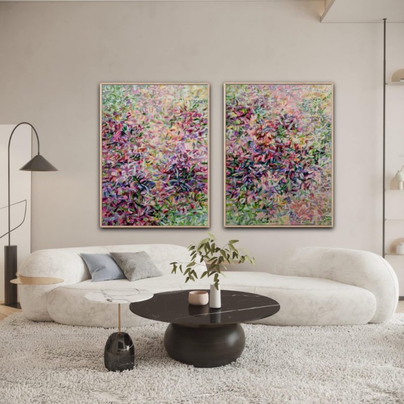 Full Bloom of Spring – Diptych