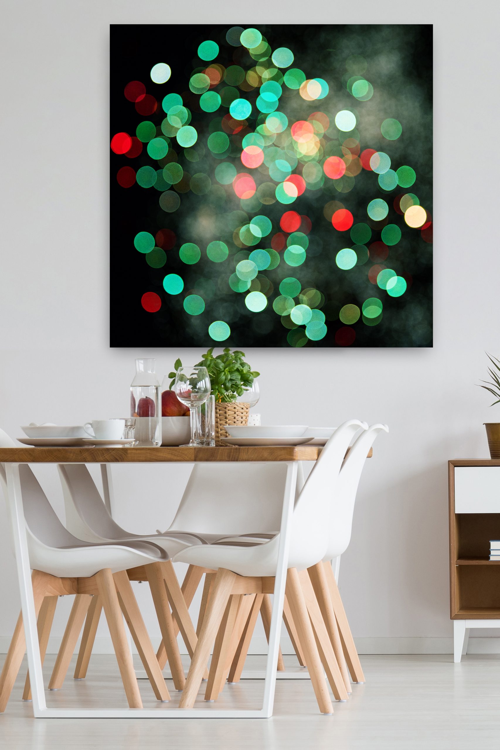 Dancing Lights Dining Table Bruce Peebles Artist