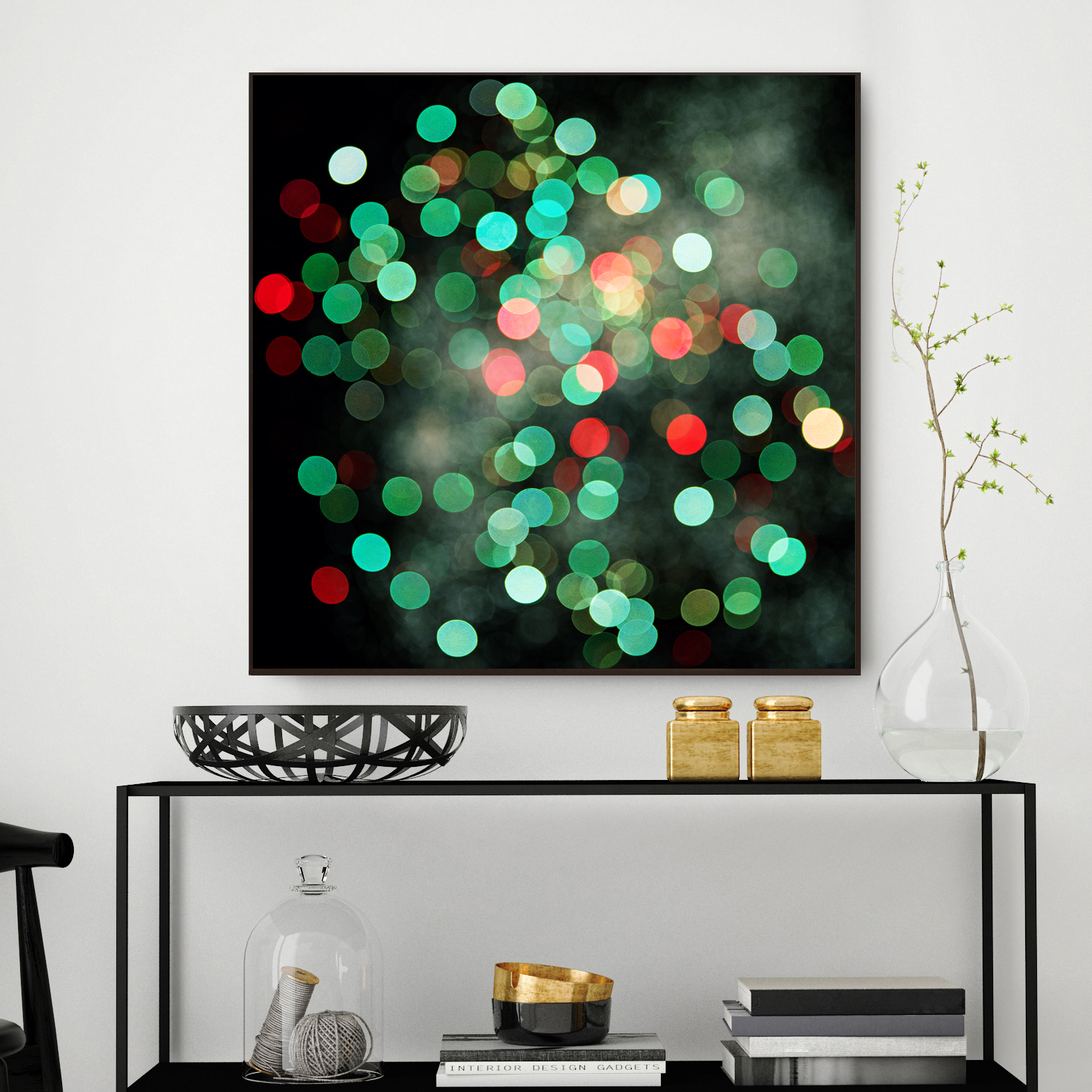 Mock,up,poster,frame,in,hipster,interior,background,,3d,render,