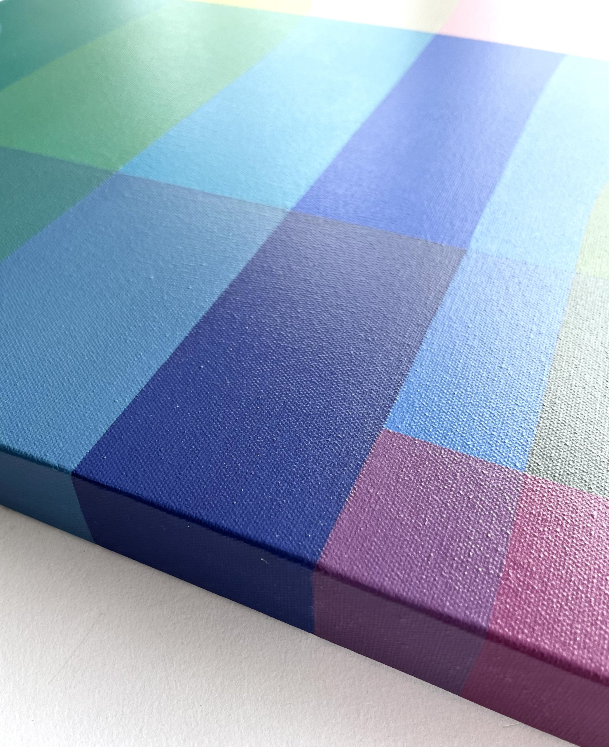 Charlotte De Pace Detail:edge 2 Seaside Reverie Abstract Painting Art Lovers Australia