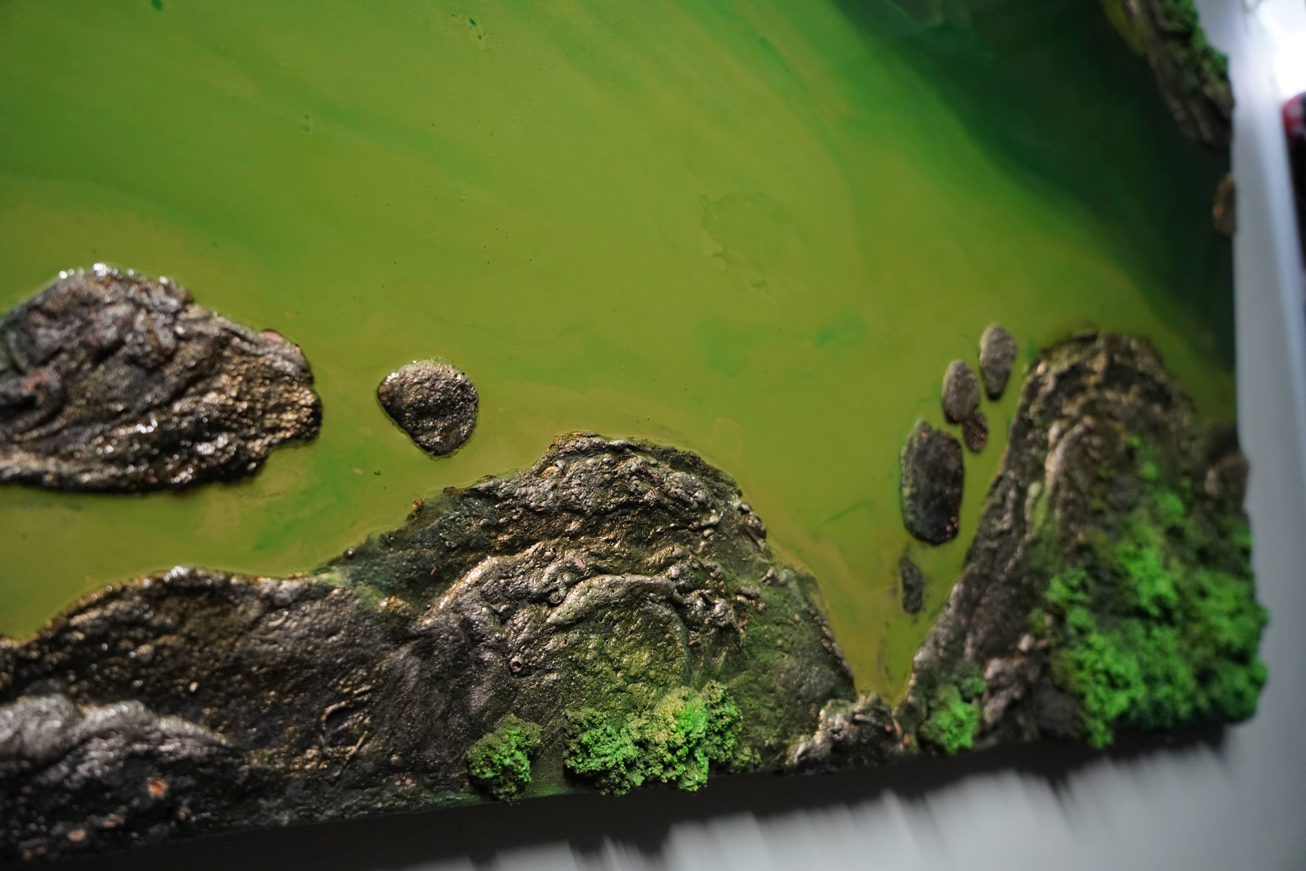 Resin Green Wall Art Petra Meikle1