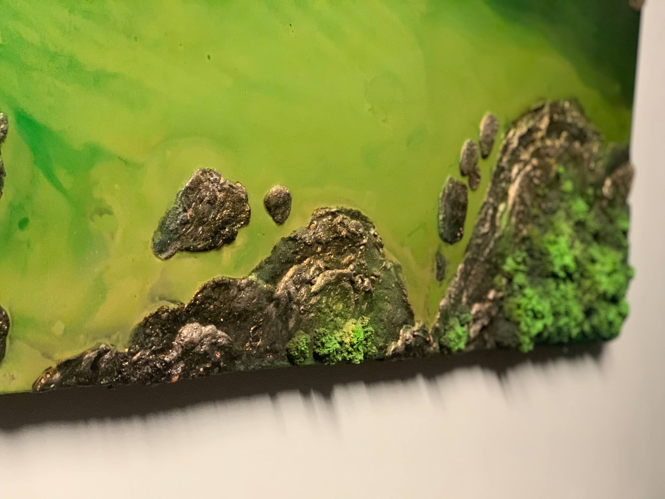 Resin Green Wall Art Petra Meikle4