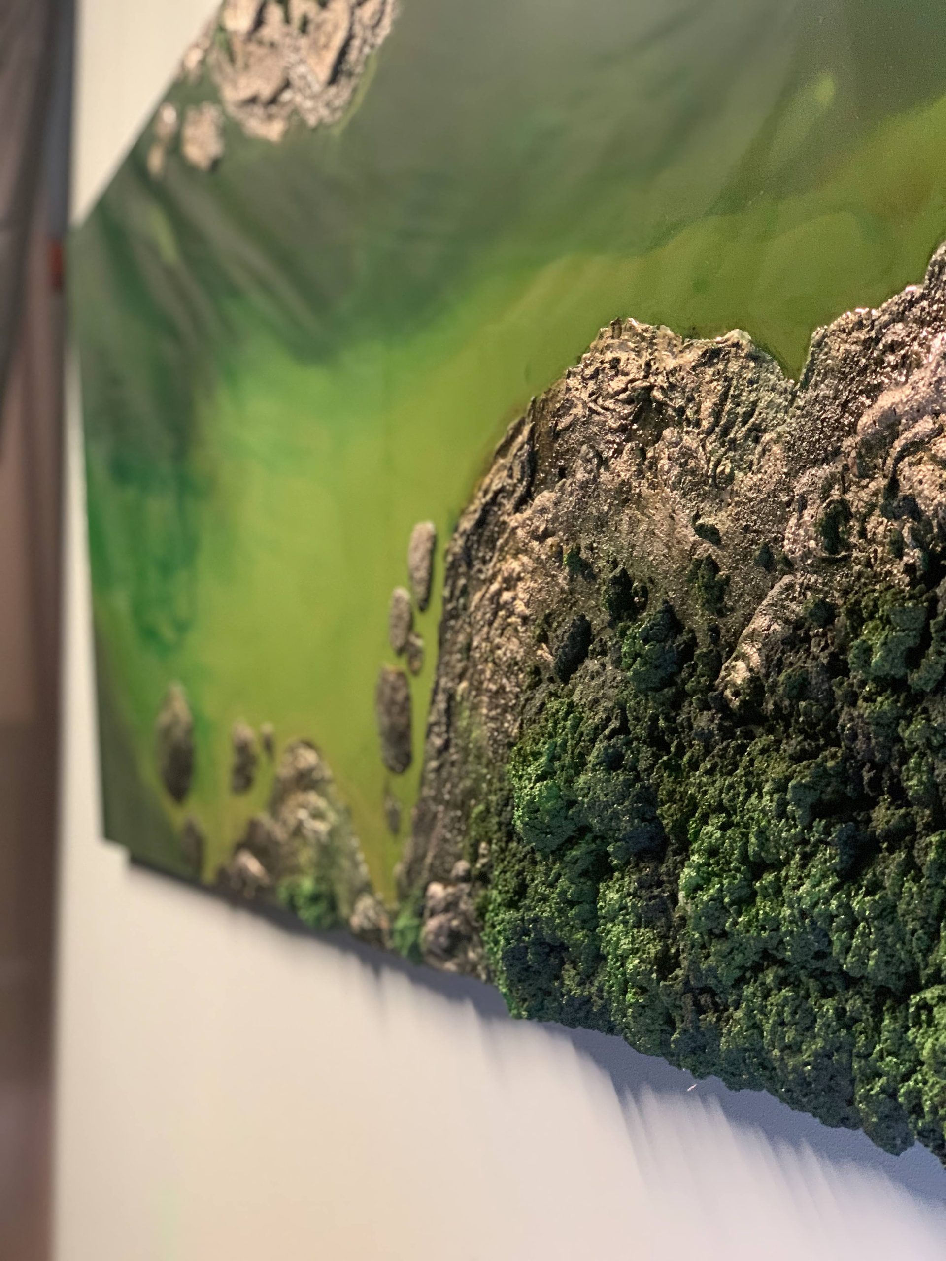 Resin Green Wall Art Petra Meikle7